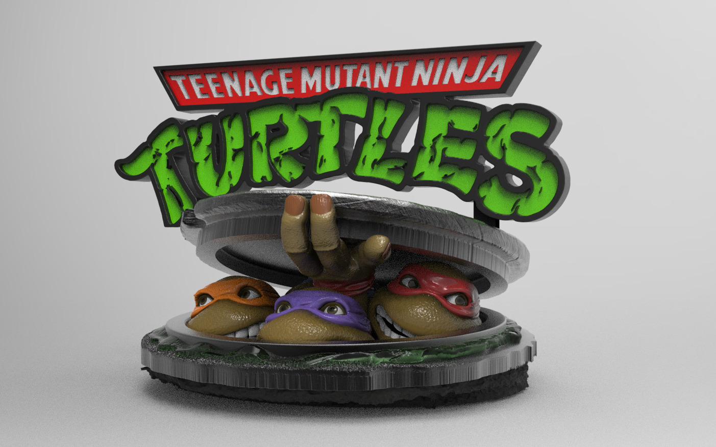 TMNT Turtles 3D print model_8
