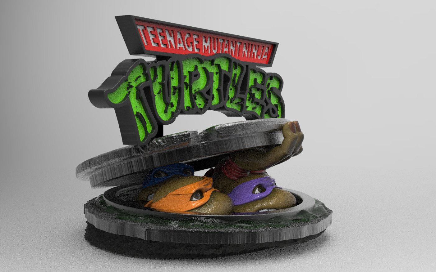 TMNT Turtles 3D print model_12