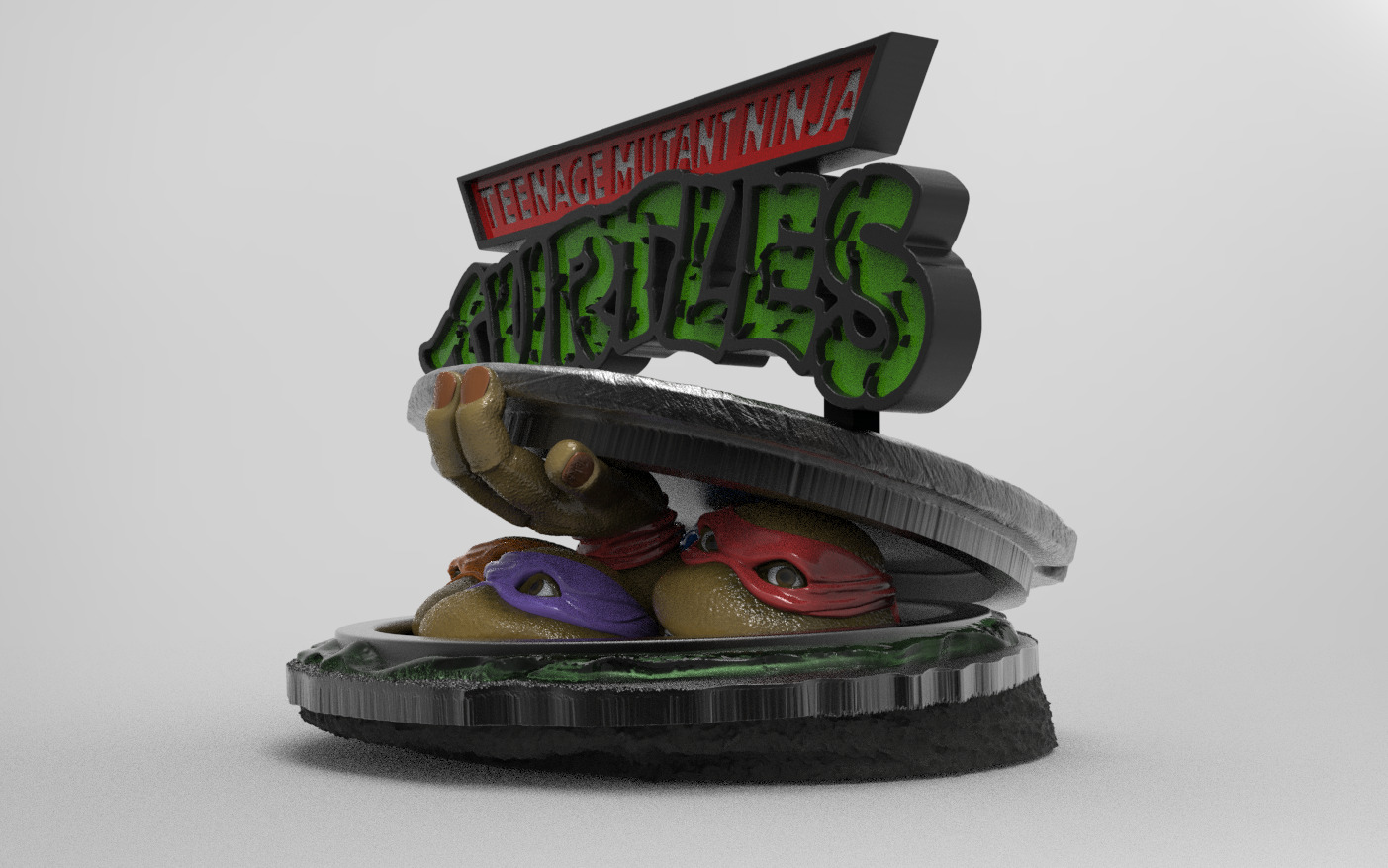 TMNT Turtles 3D print model_9