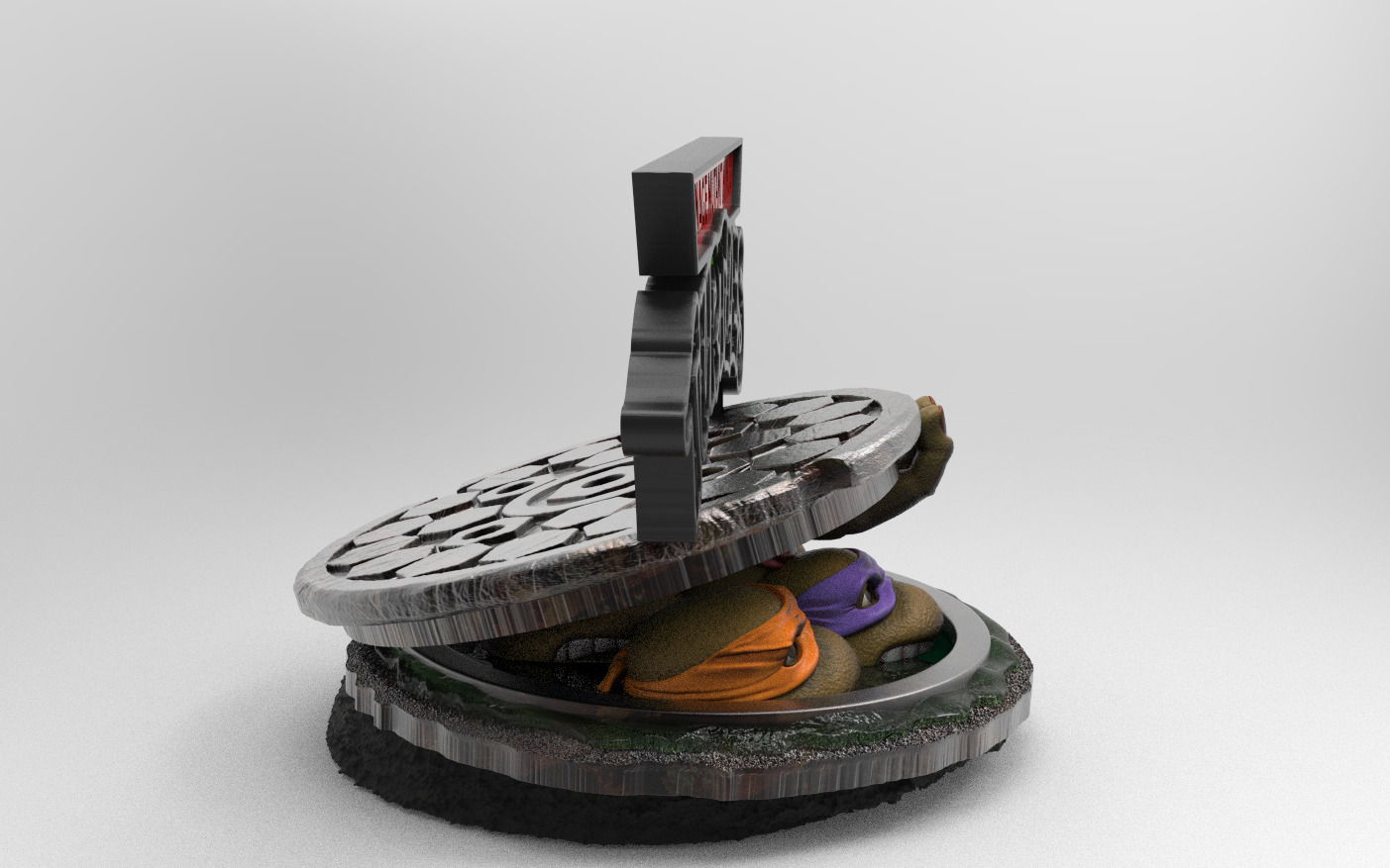 TMNT Turtles 3D print model_4