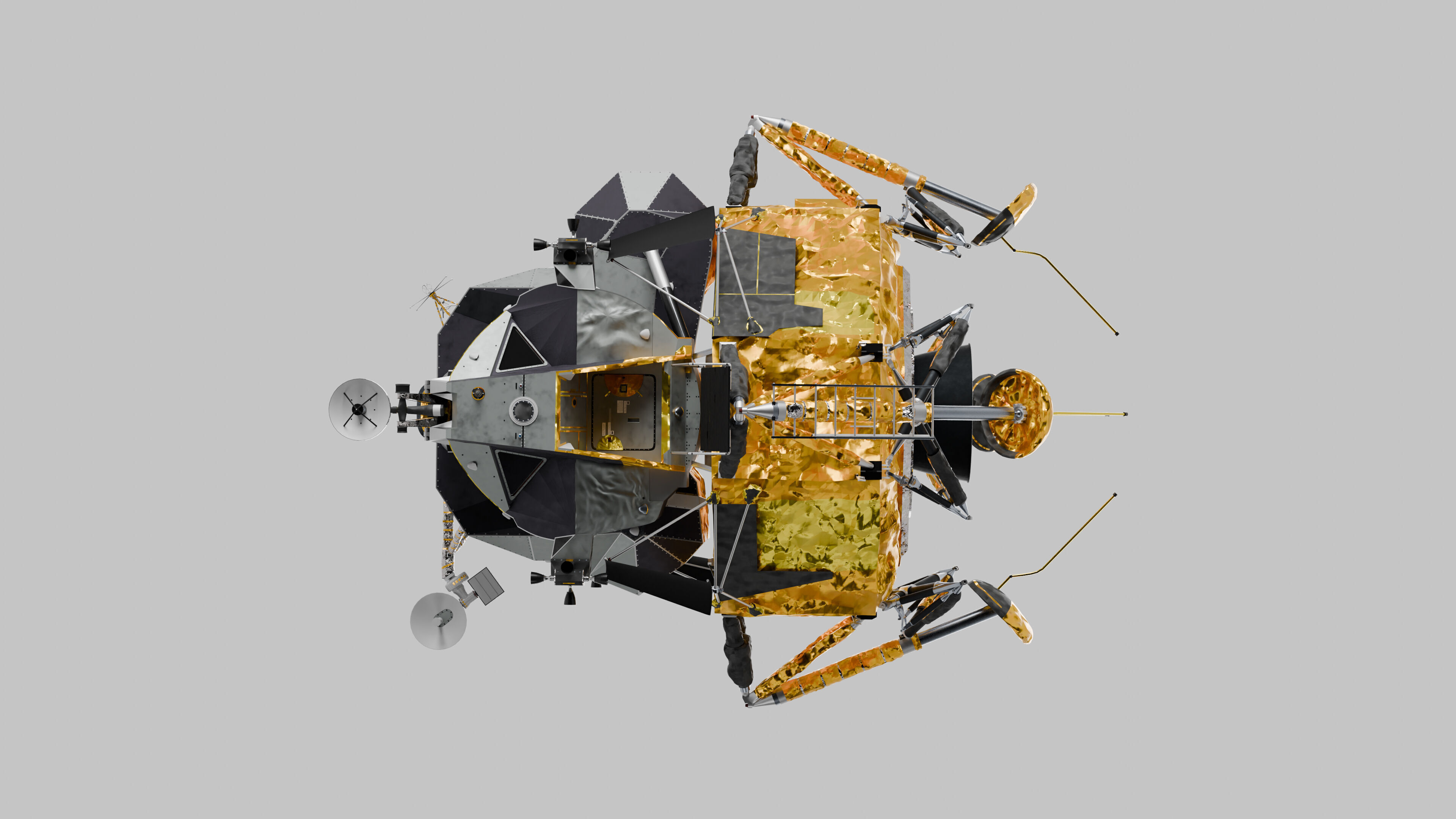 Apollo Spacecraft Lunar Module LM 3D model_6
