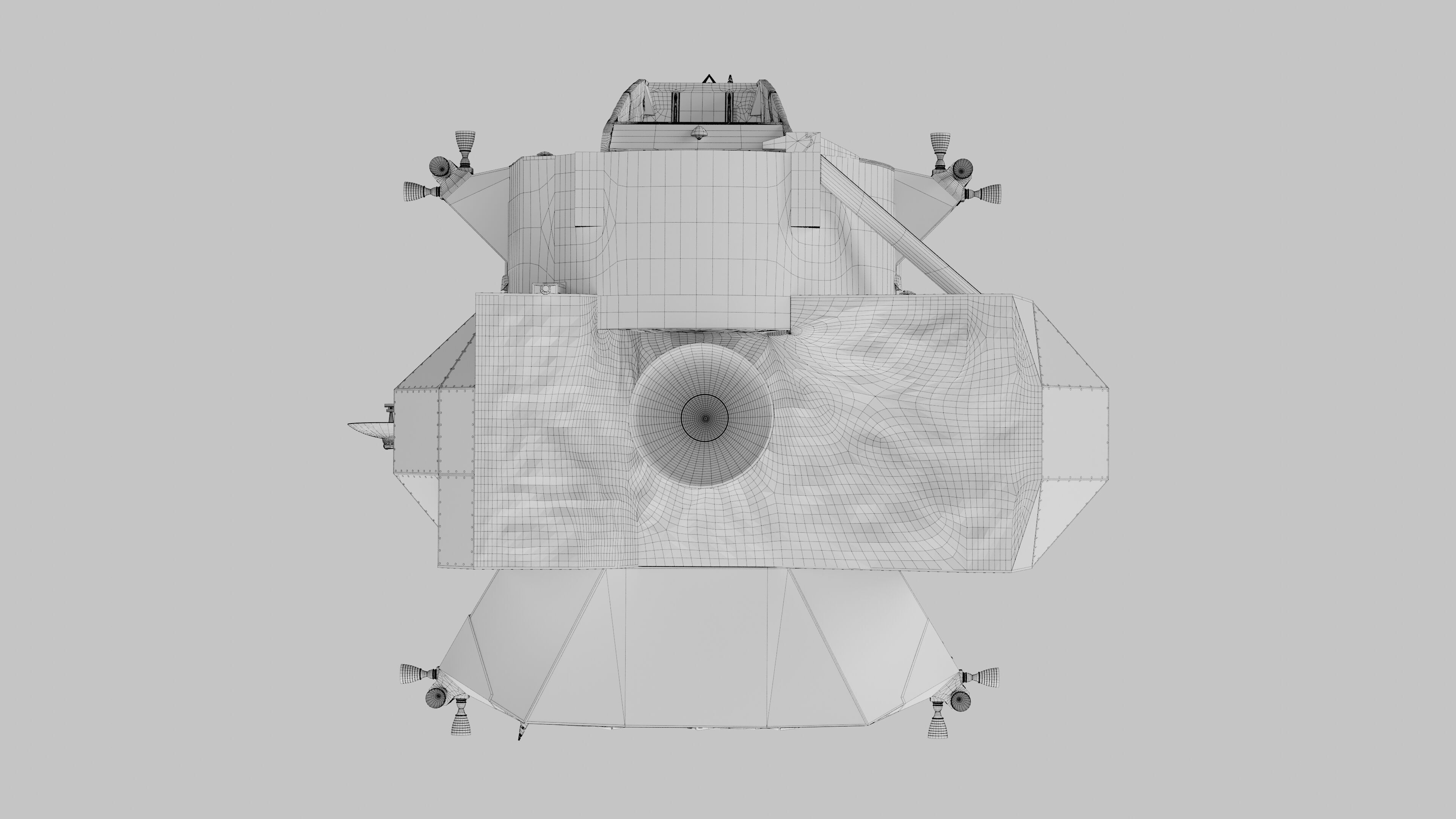 Apollo Spacecraft Lunar Module LM 3D model_27