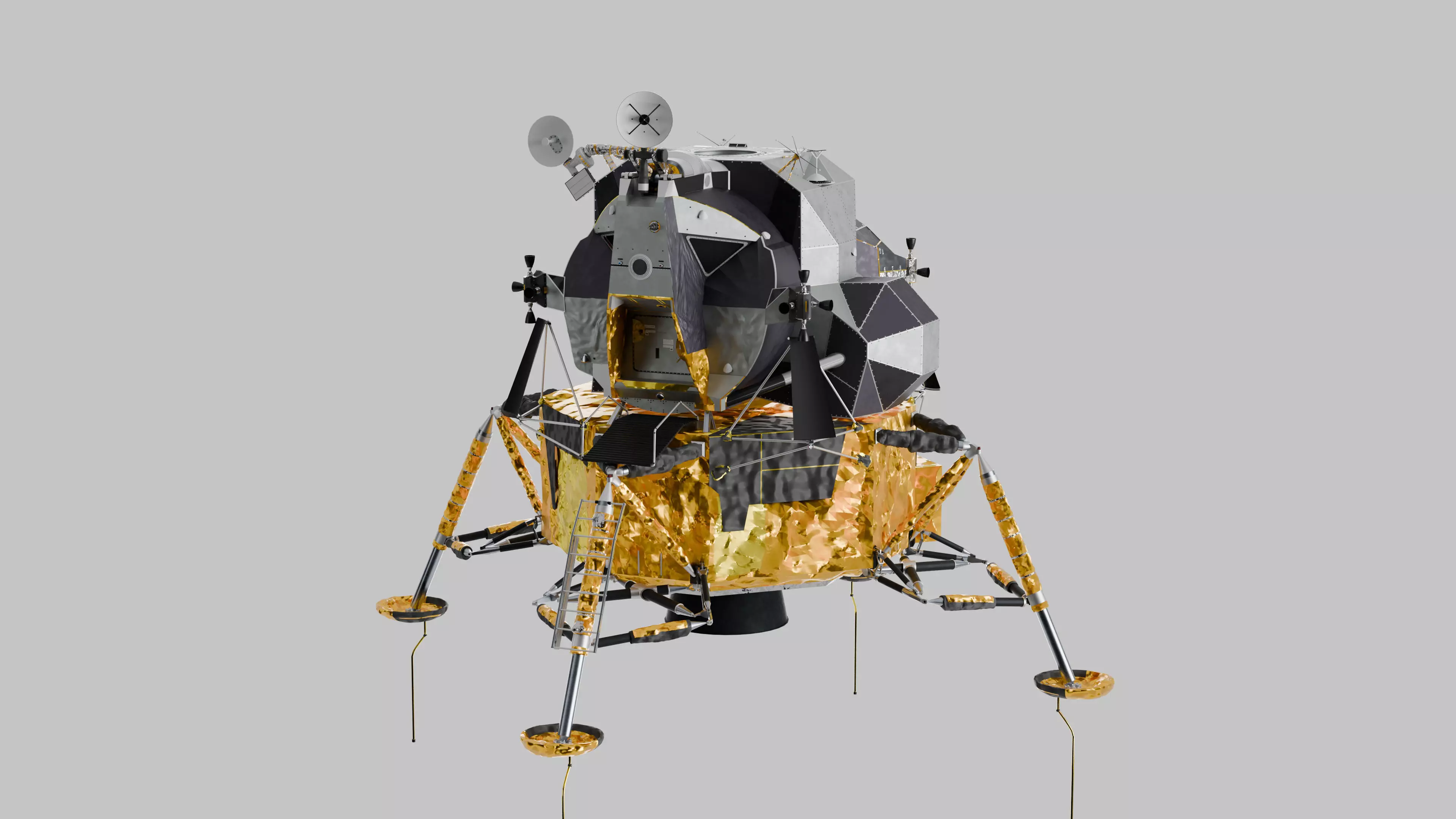 Apollo Spacecraft Lunar Module LM 3D model_0