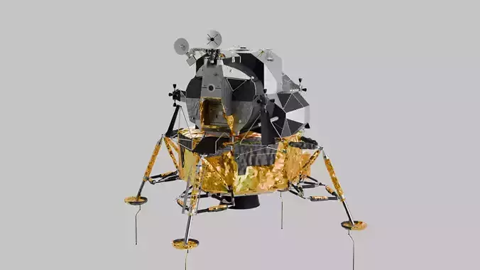 Apollo Spacecraft Lunar Module LM 3D model