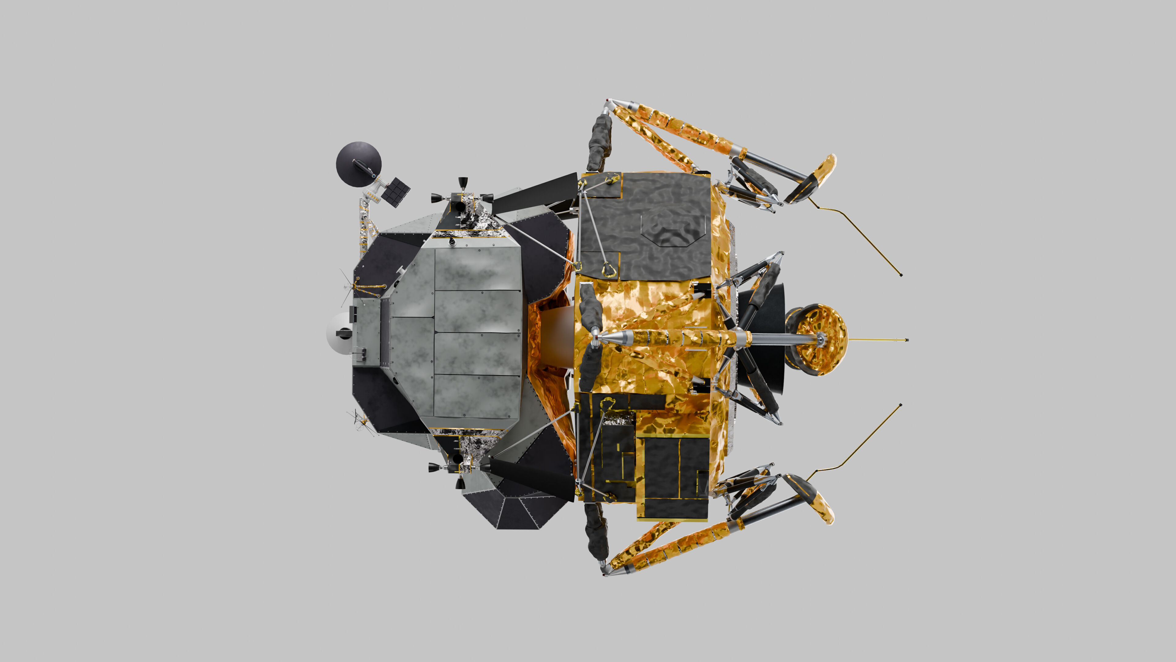 Apollo Spacecraft Lunar Module LM 3D model_9