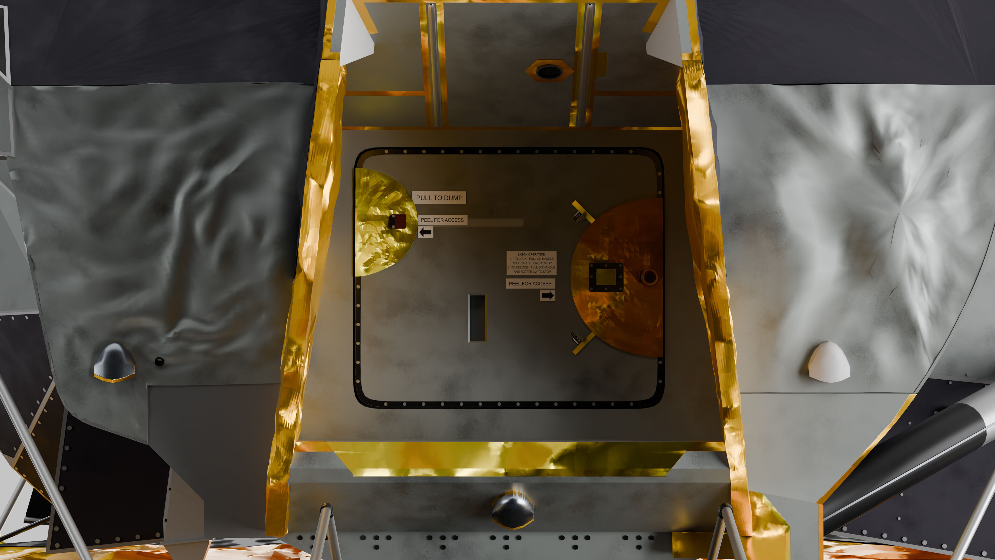 Apollo Spacecraft Lunar Module LM 3D model_20