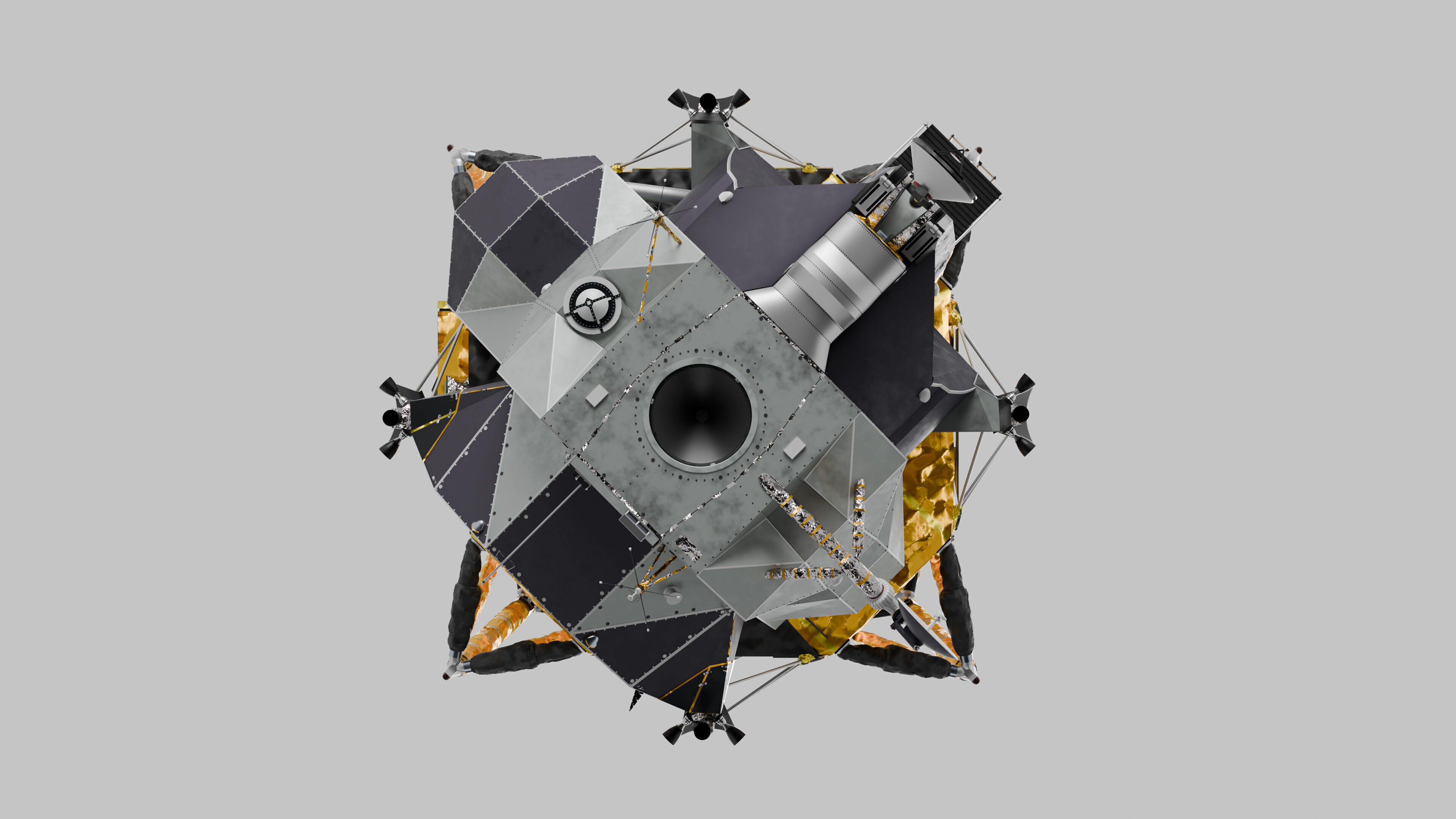 Apollo Spacecraft Lunar Module LM 3D model_10