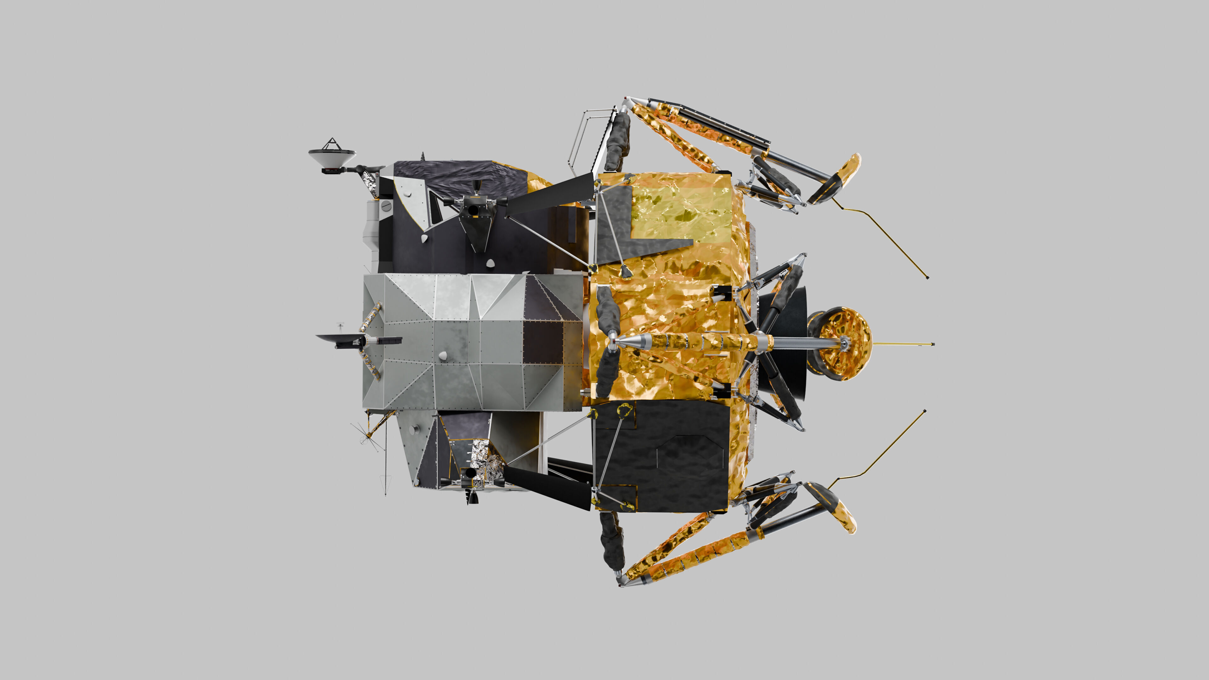 Apollo Spacecraft Lunar Module LM 3D model_7