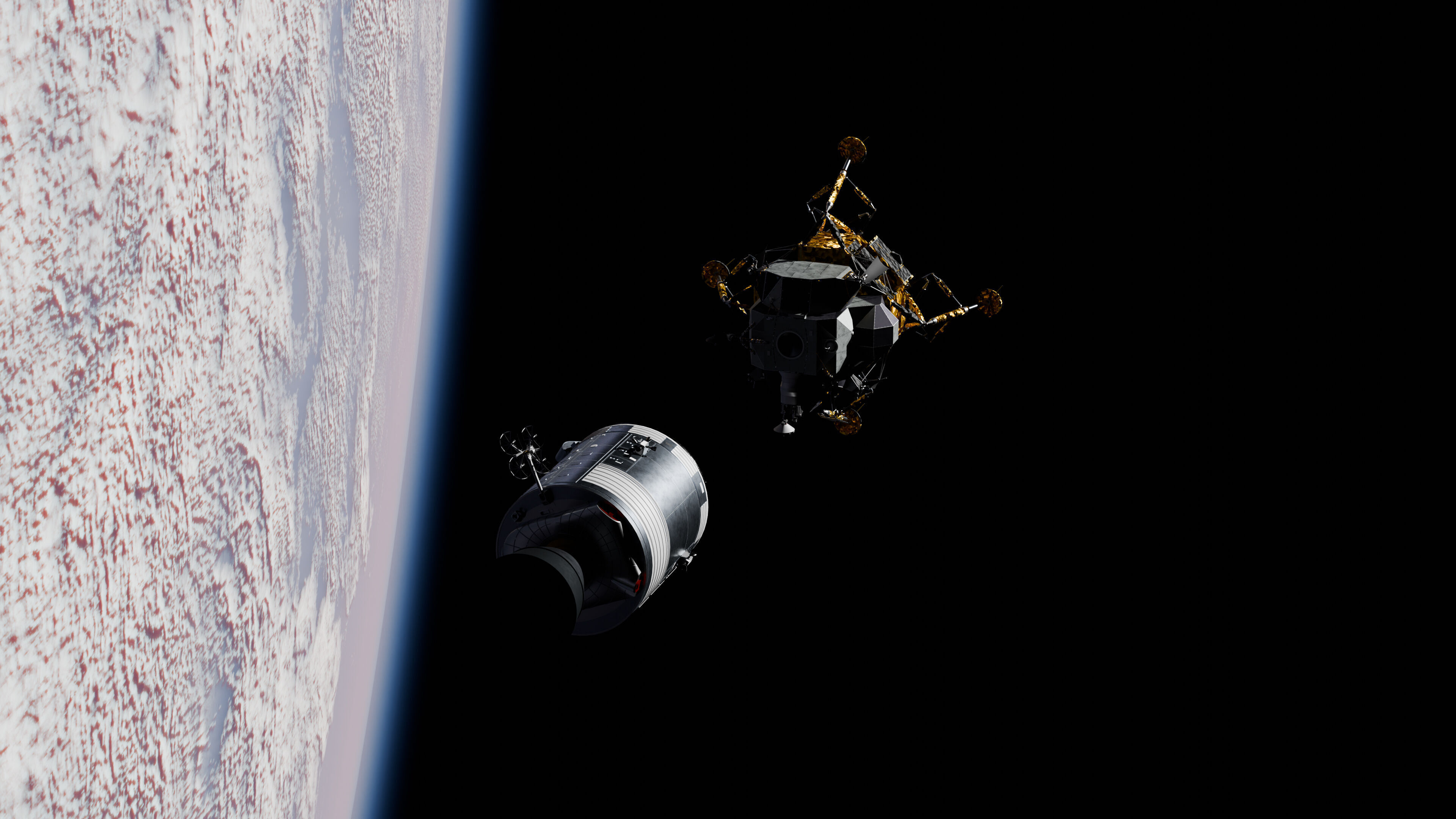 Apollo Spacecraft Lunar Module LM 3D model_12