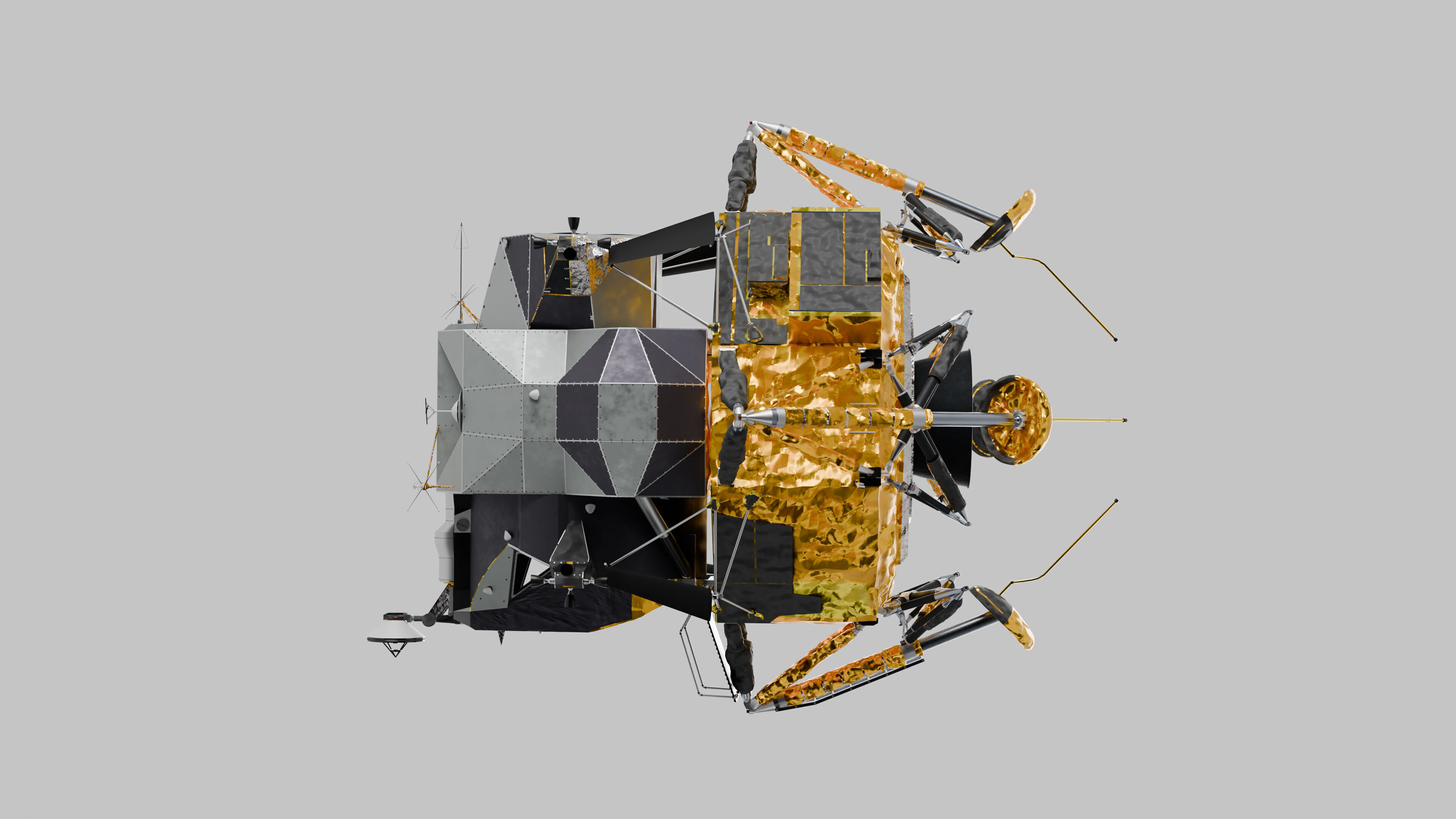 Apollo Spacecraft Lunar Module LM 3D model_8