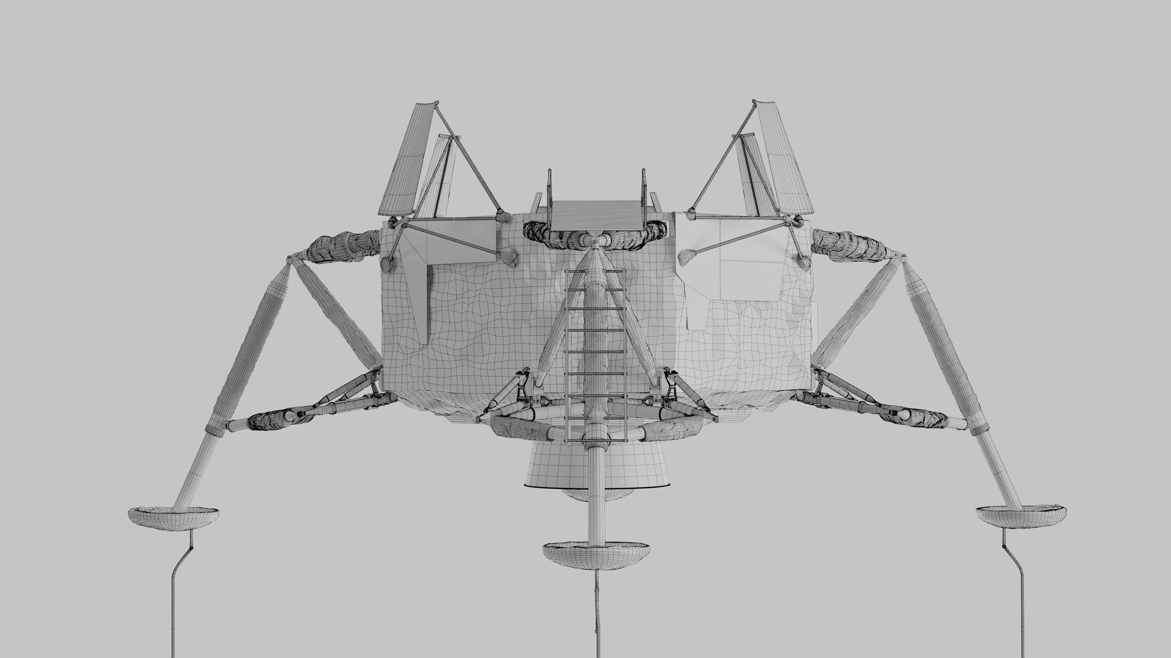 Apollo Spacecraft Lunar Module LM 3D model_32