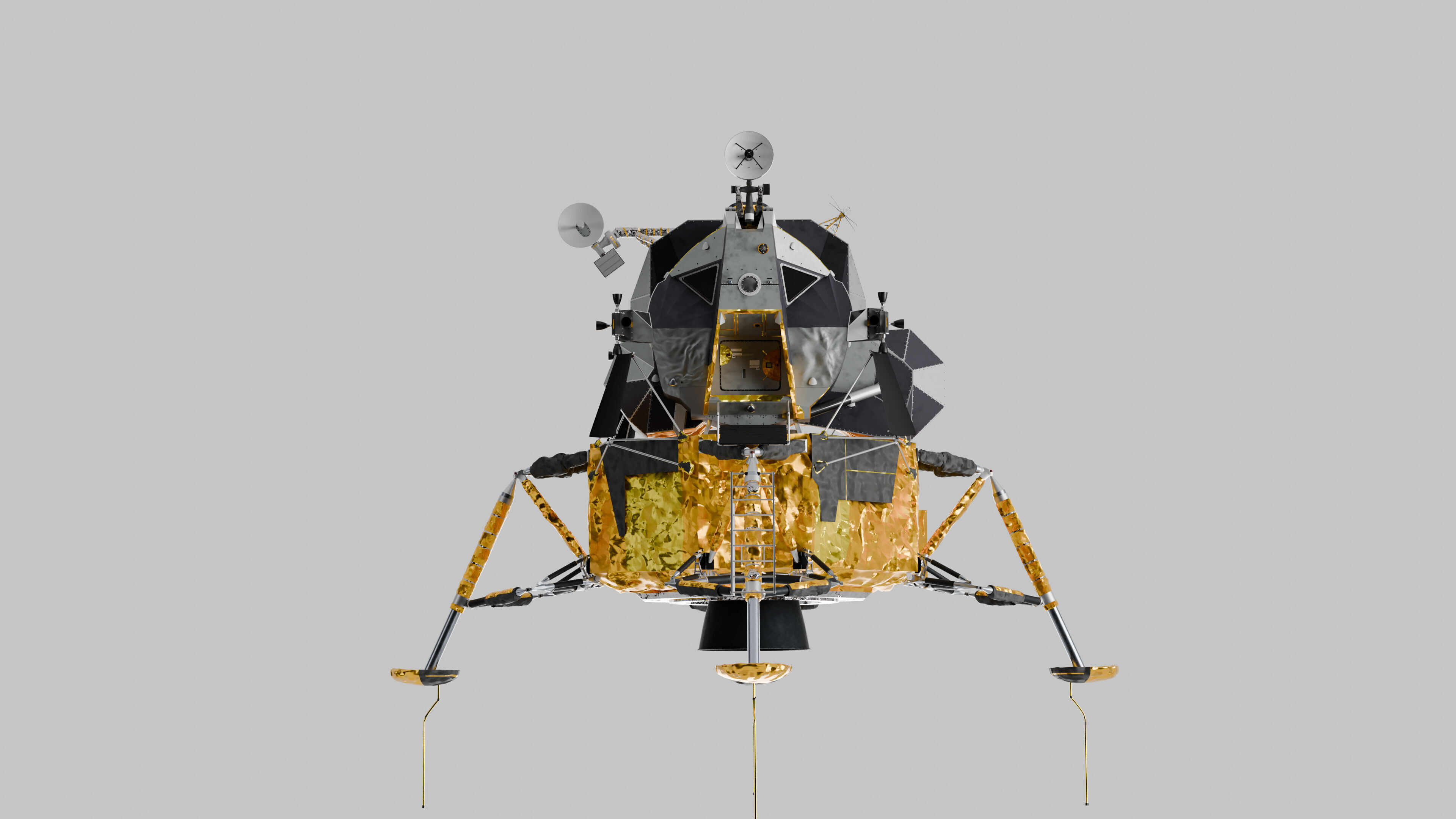 Apollo Spacecraft Lunar Module LM 3D model_2