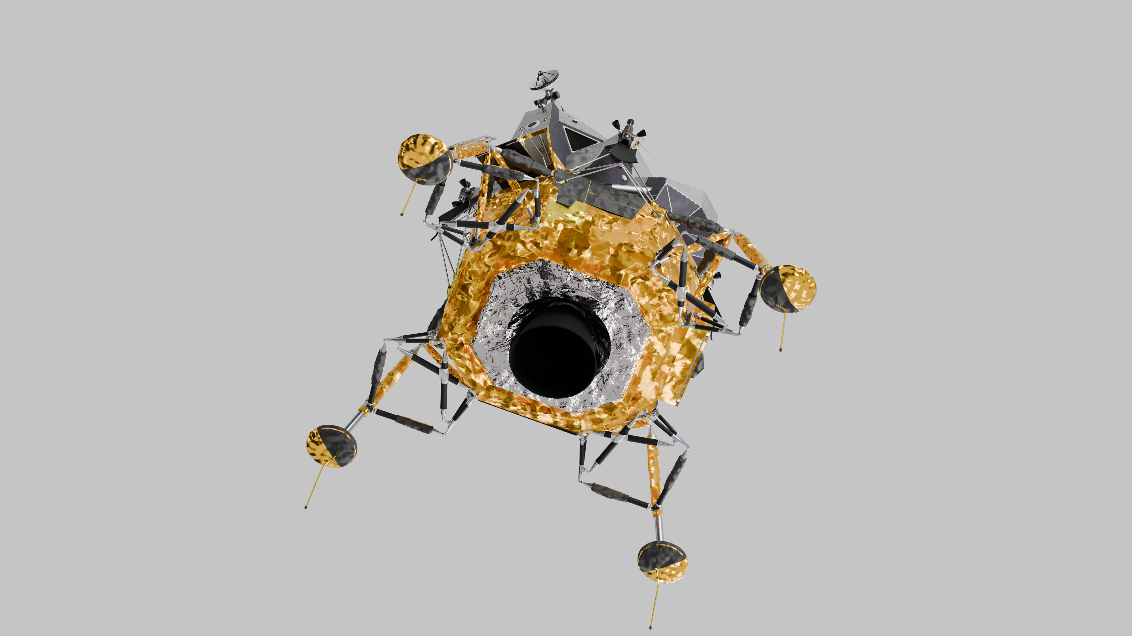 Apollo Spacecraft Lunar Module LM 3D model_5