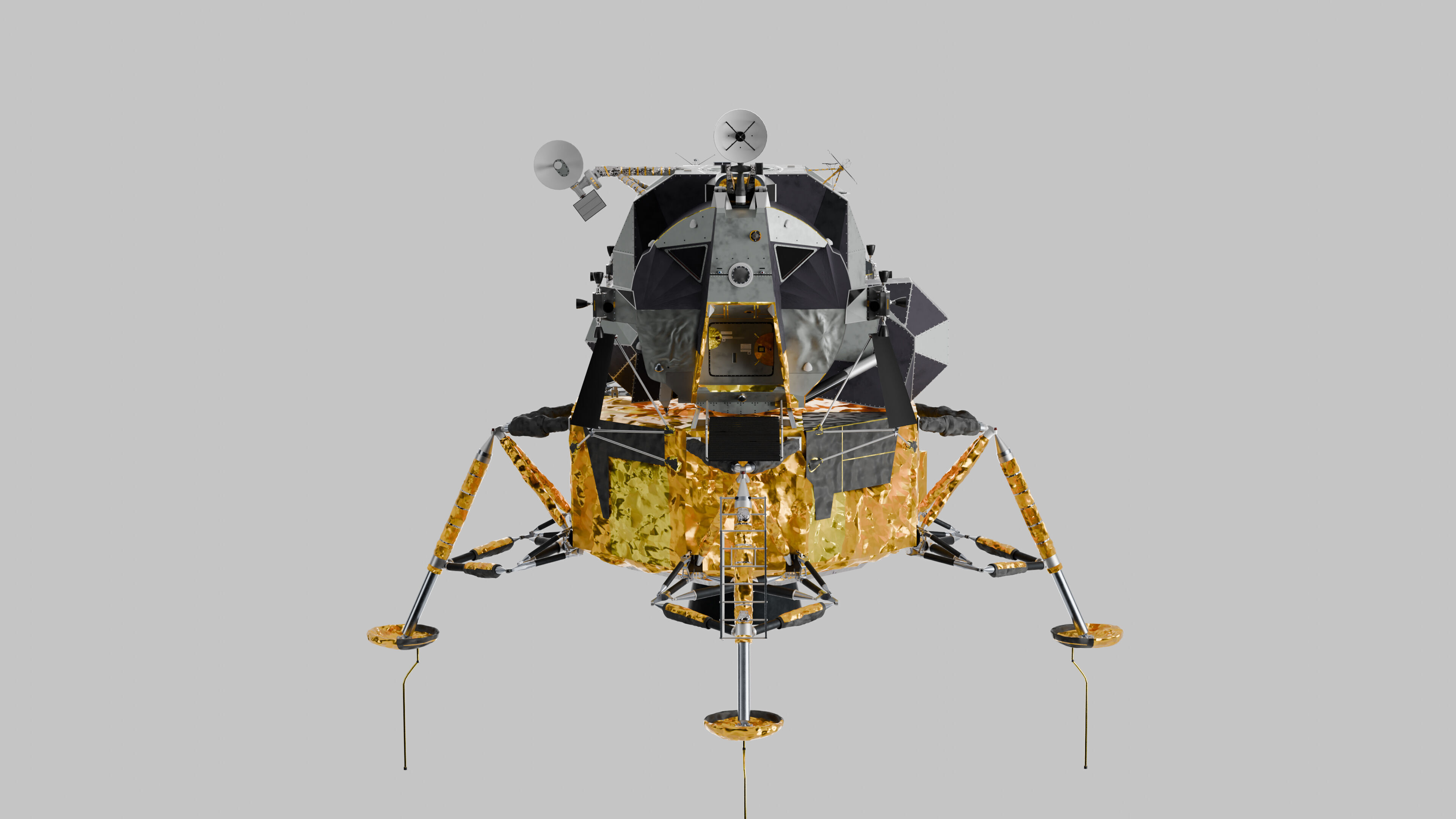 Apollo Spacecraft Lunar Module LM 3D model_1