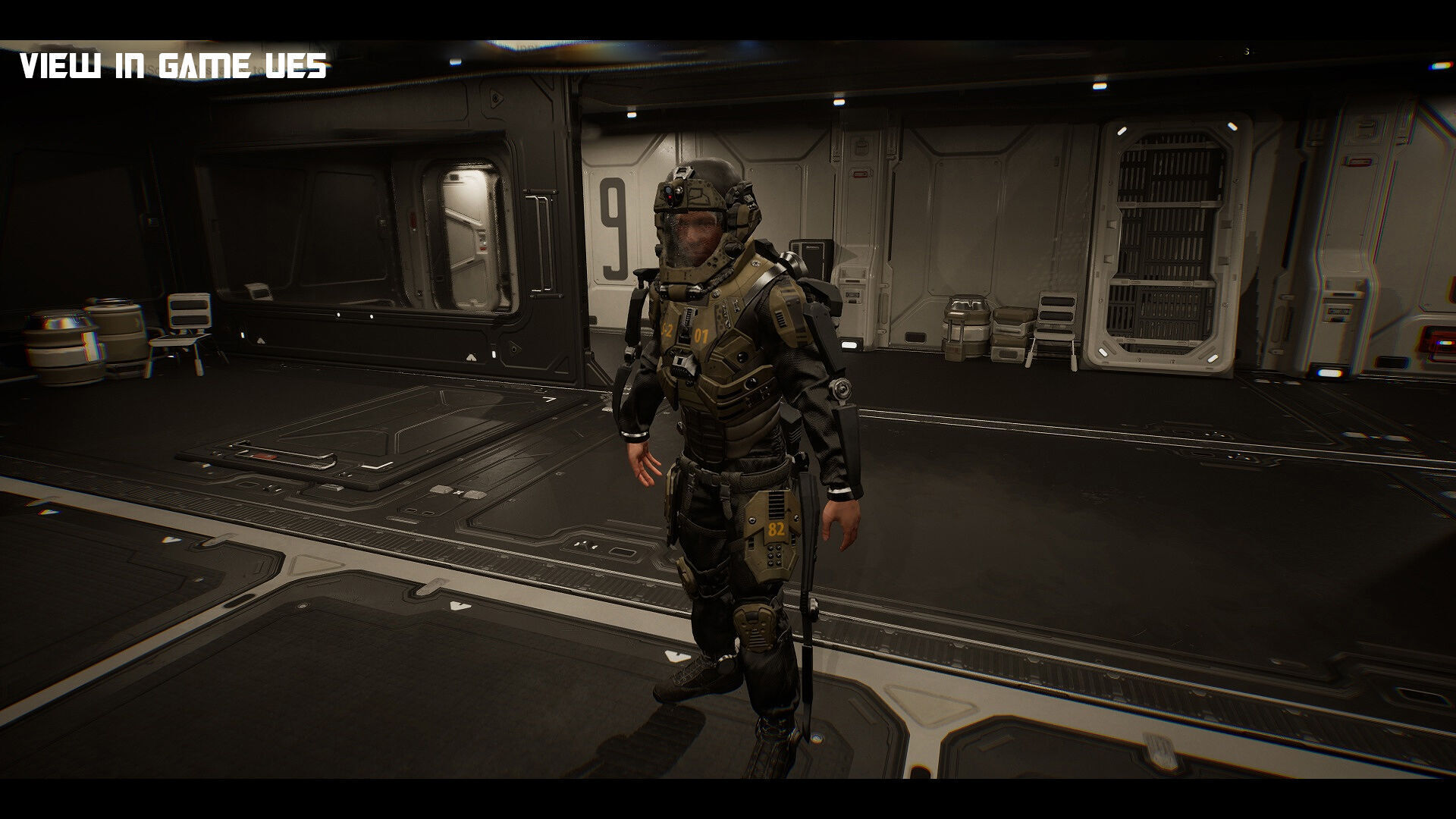 MODULAR SCI FI SOLDIER Vol 2 Game ready character Low-poly 3D model_17