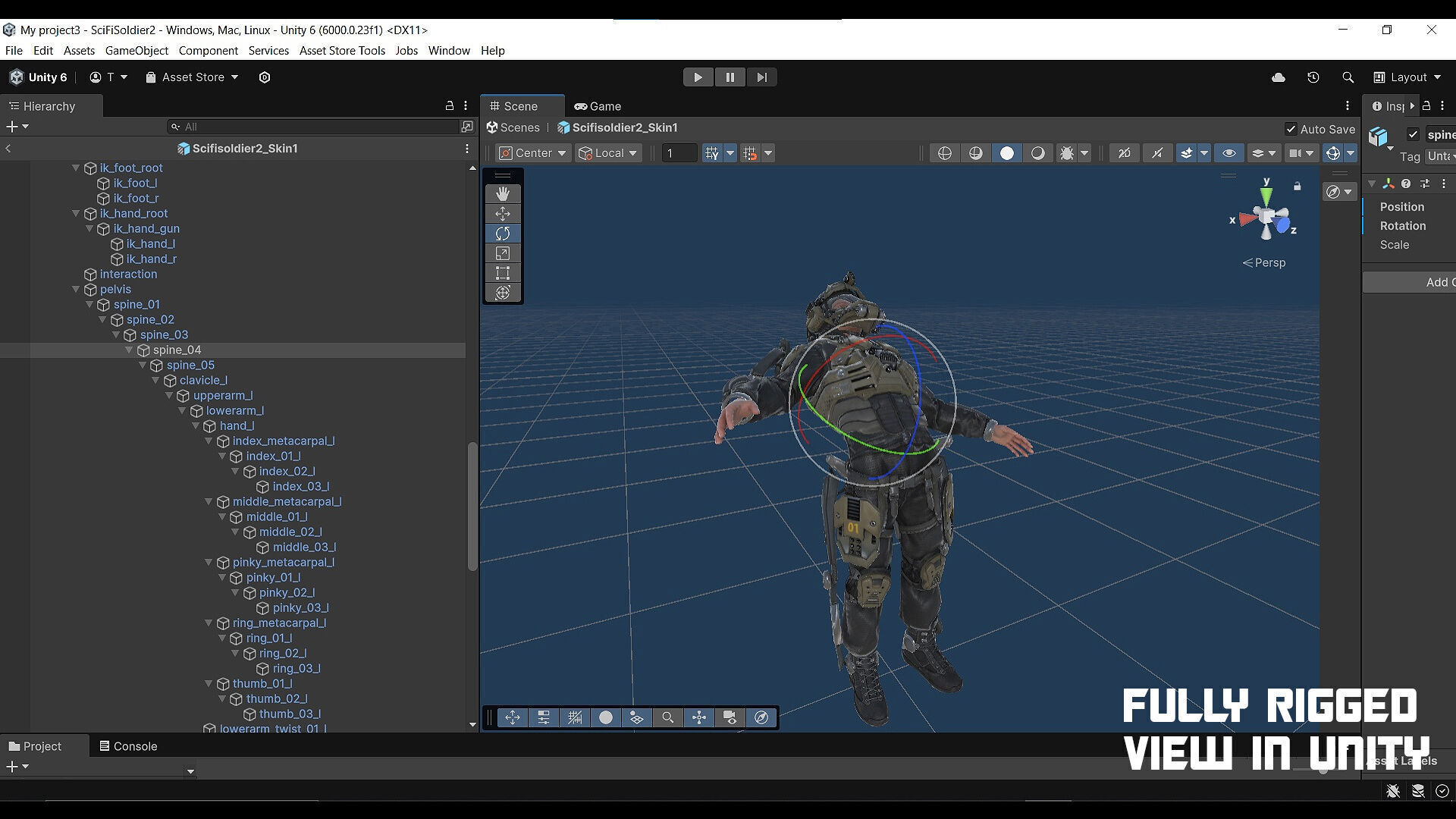 MODULAR SCI FI SOLDIER Vol 2 Game ready character Low-poly 3D model_38
