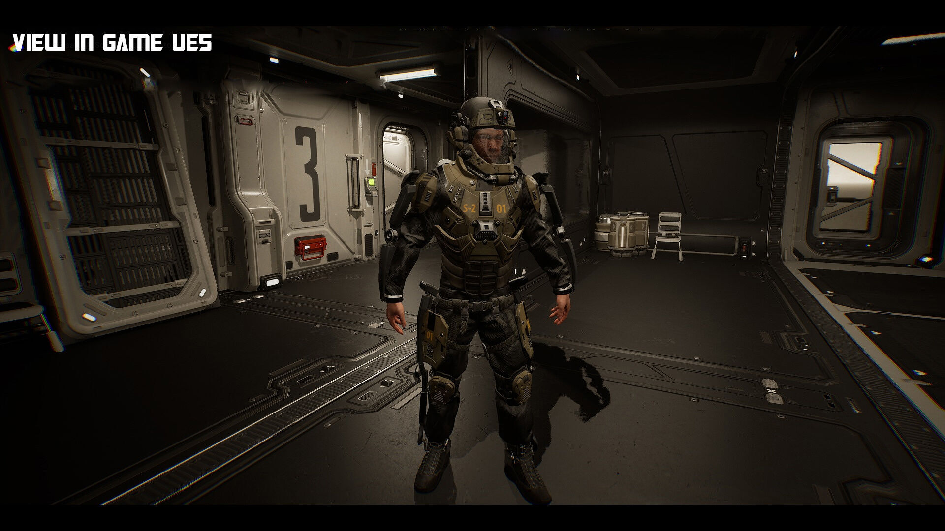 MODULAR SCI FI SOLDIER Vol 2 Game ready character Low-poly 3D model_15