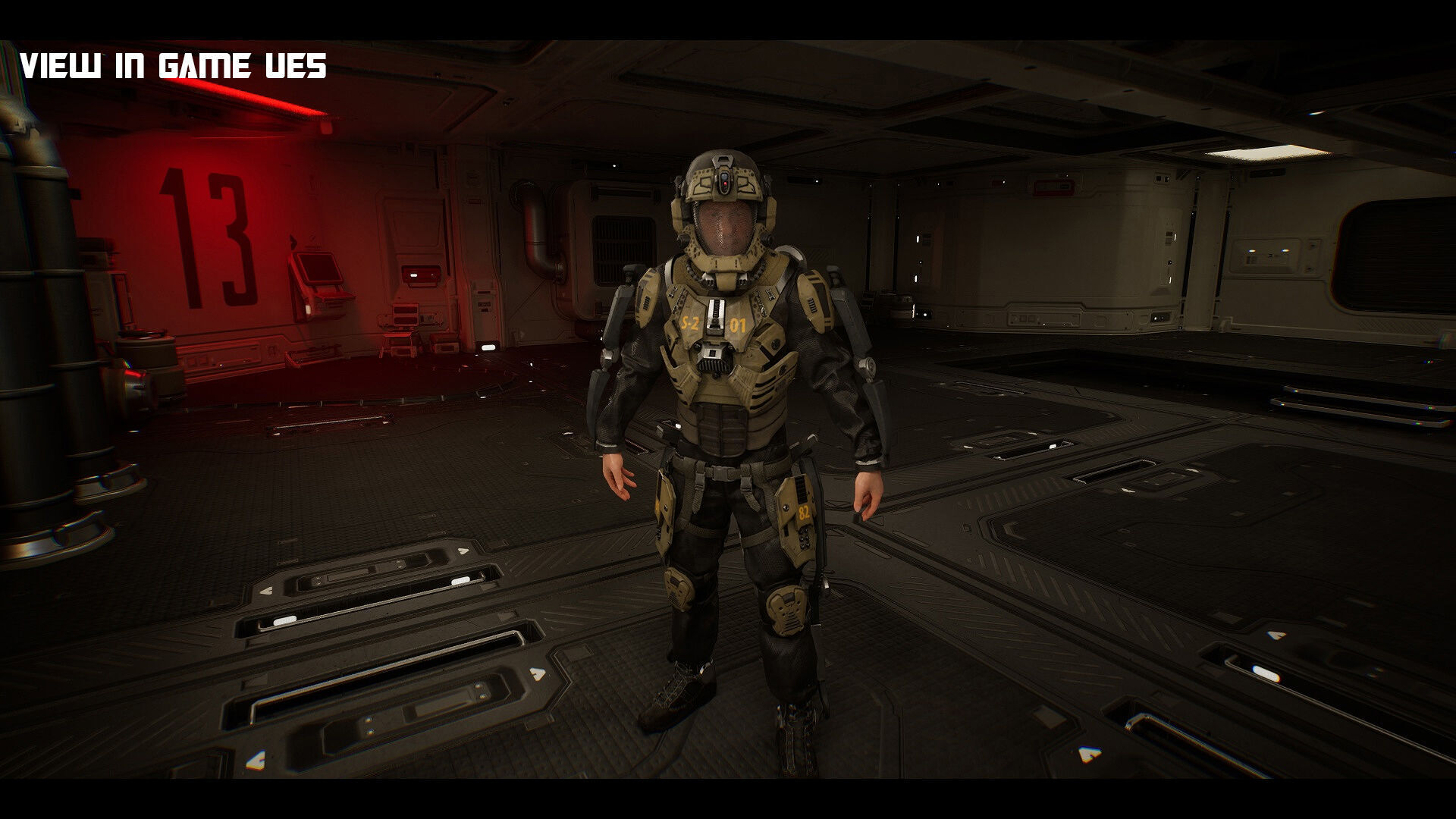 MODULAR SCI FI SOLDIER Vol 2 Game ready character Low-poly 3D model_18