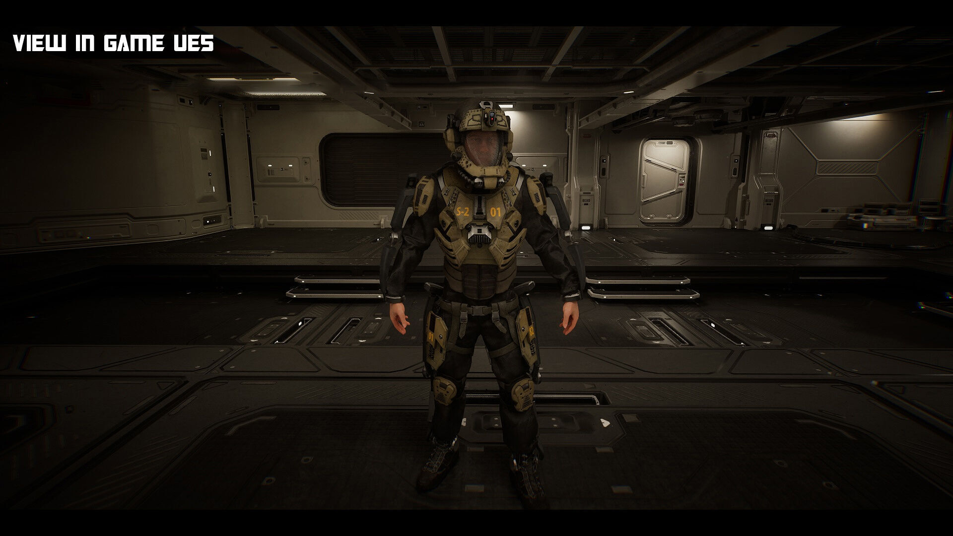 MODULAR SCI FI SOLDIER Vol 2 Game ready character Low-poly 3D model_14