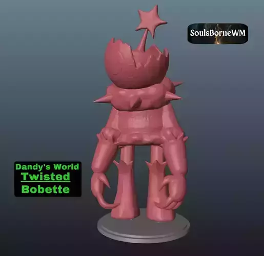 Dandy World Twisted Bobette 3D print model