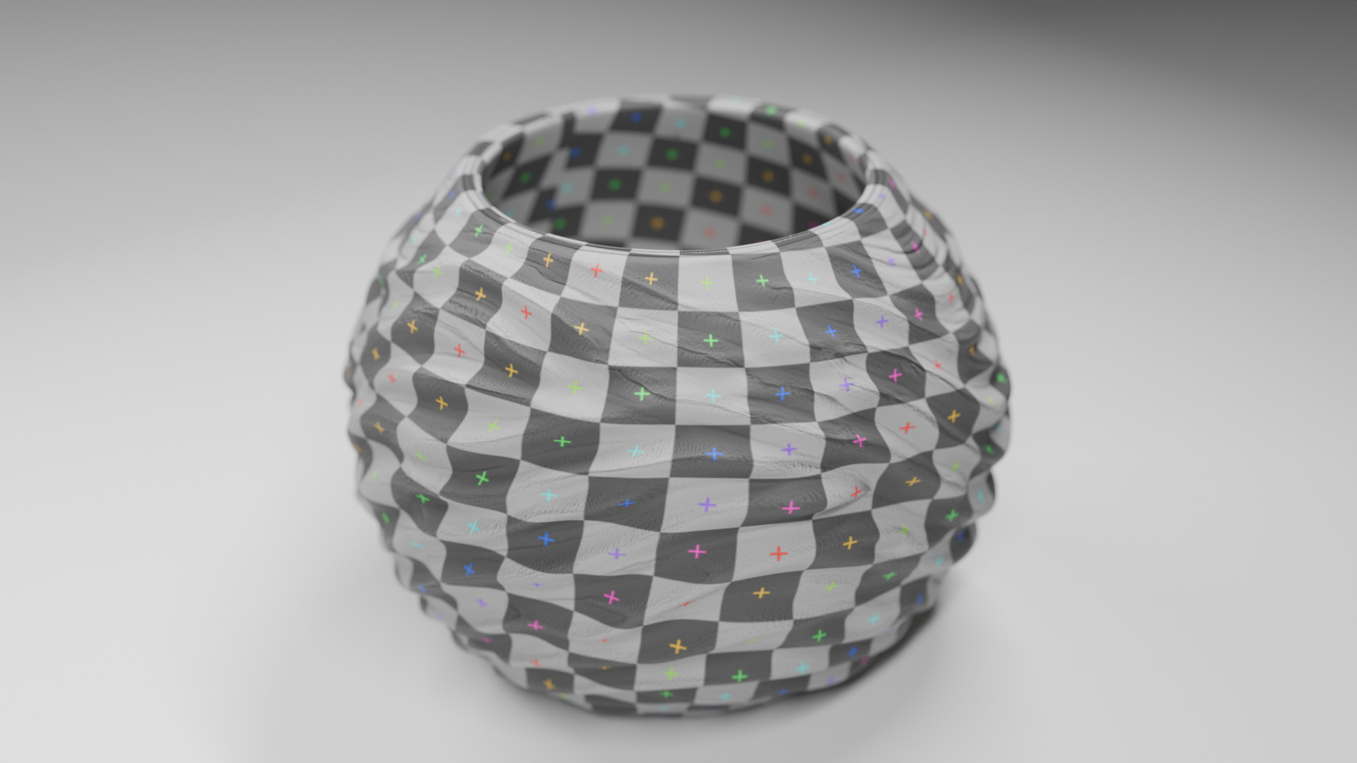 3D Wooden Wave Vase High Quality Model Low-poly 3D model_4