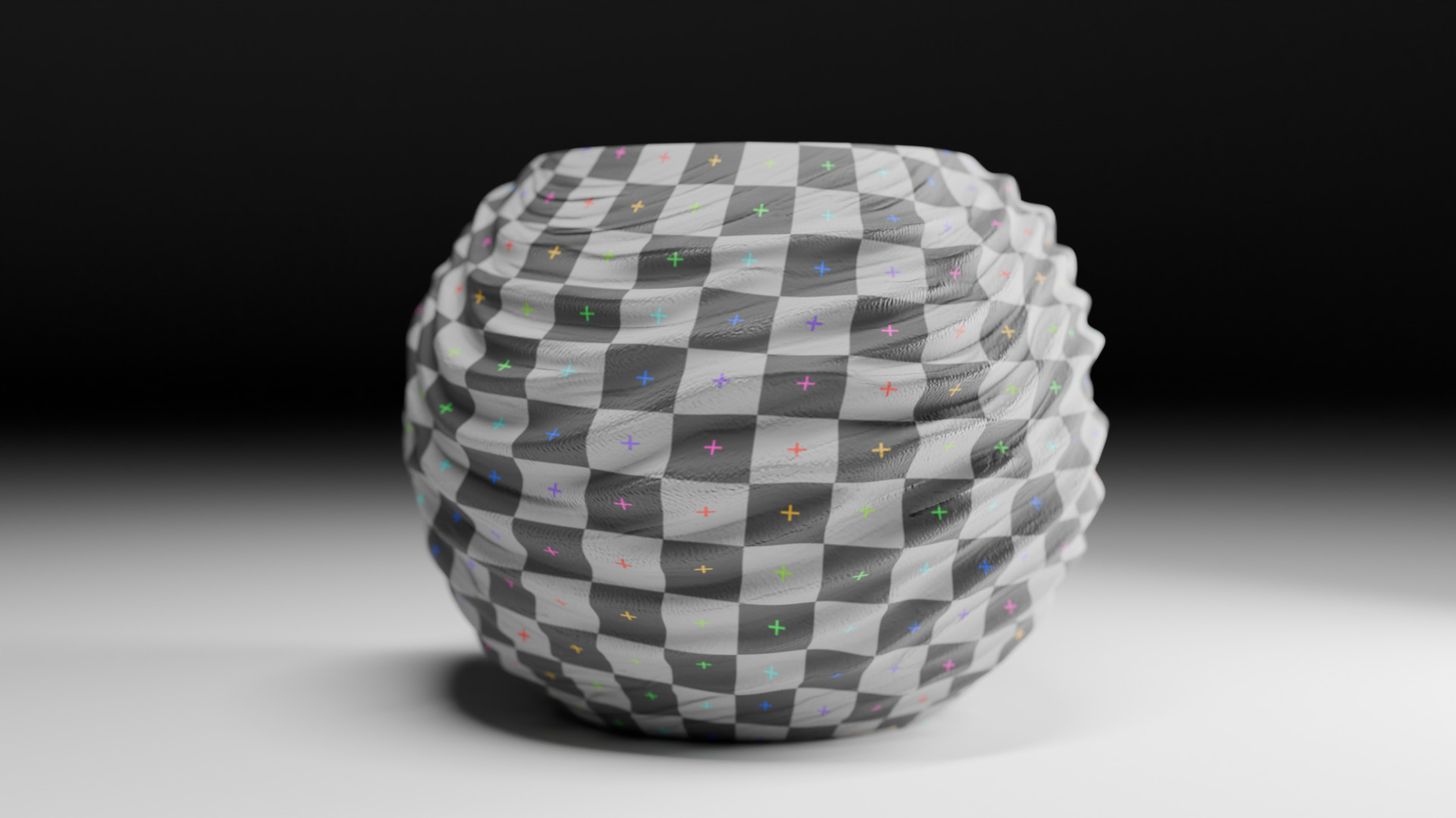 3D Wooden Wave Vase High Quality Model Low-poly 3D model_3