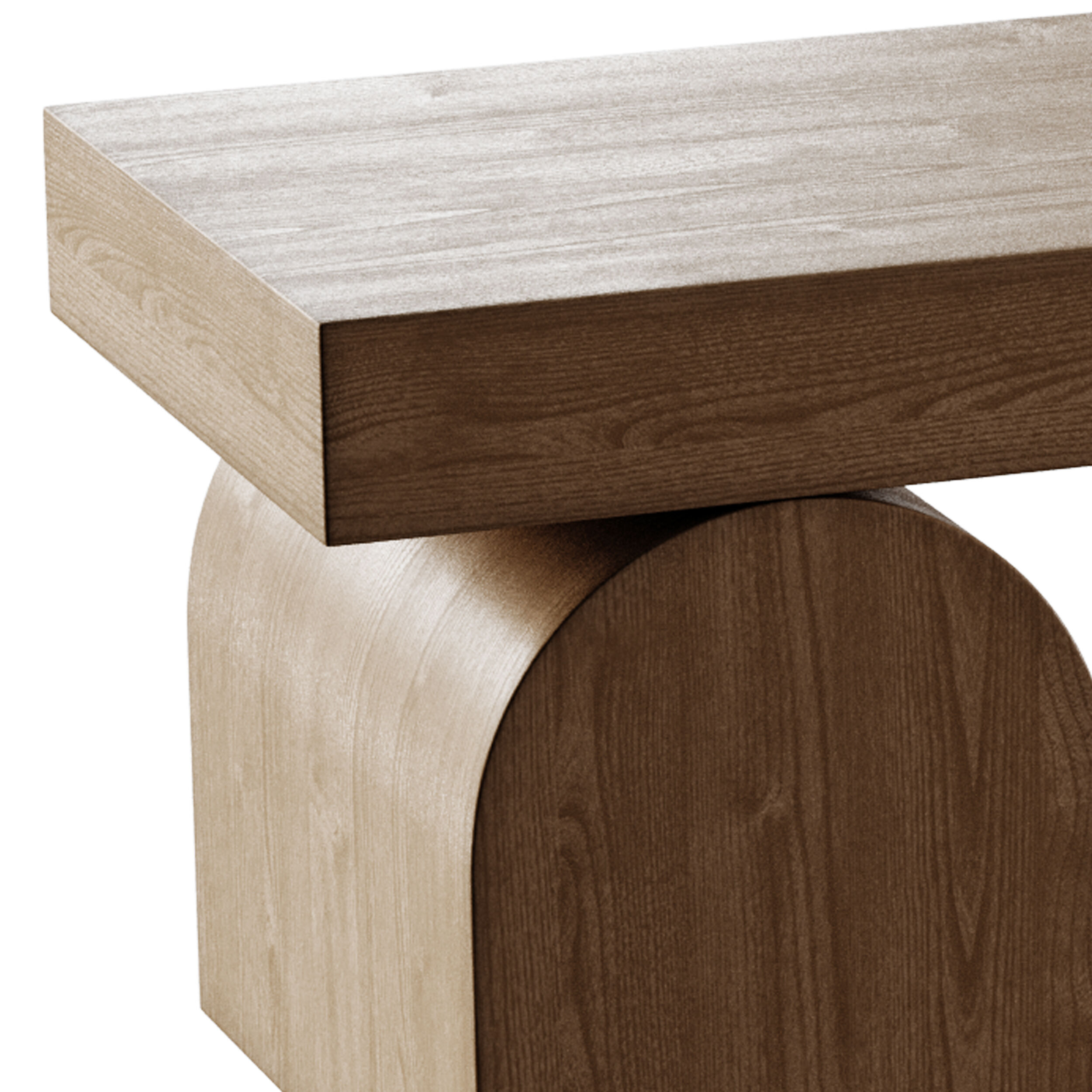 Henley elm coffe table 3D model_10