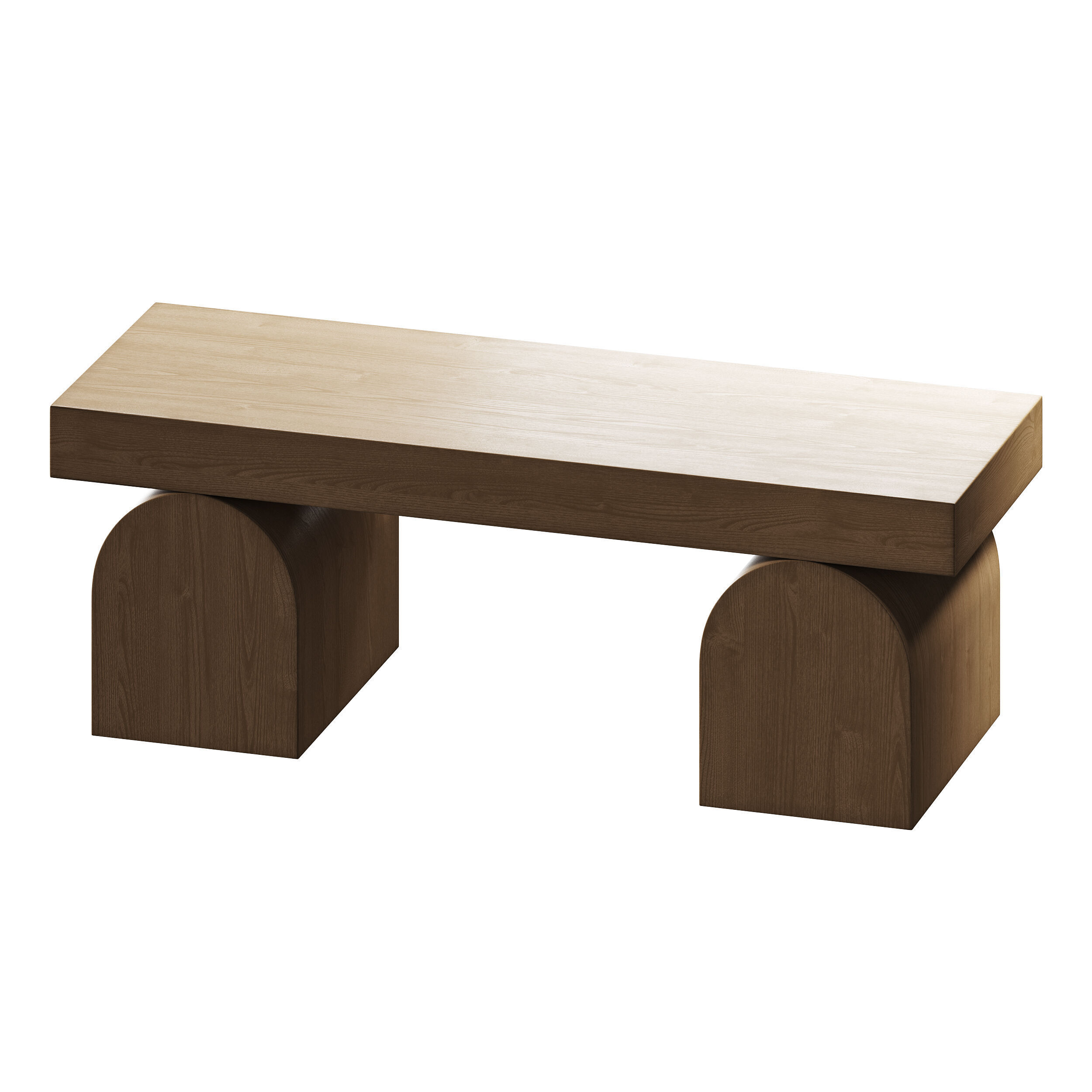 Henley elm coffe table 3D model_7