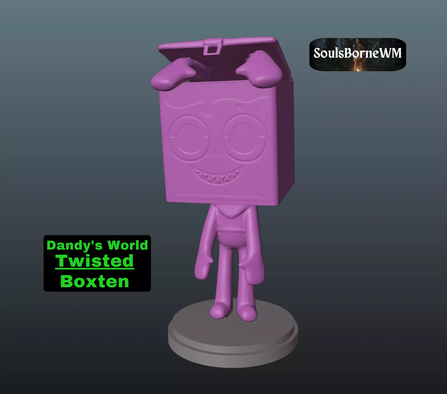 Dandy World Twisted Boxten 3D print model_0