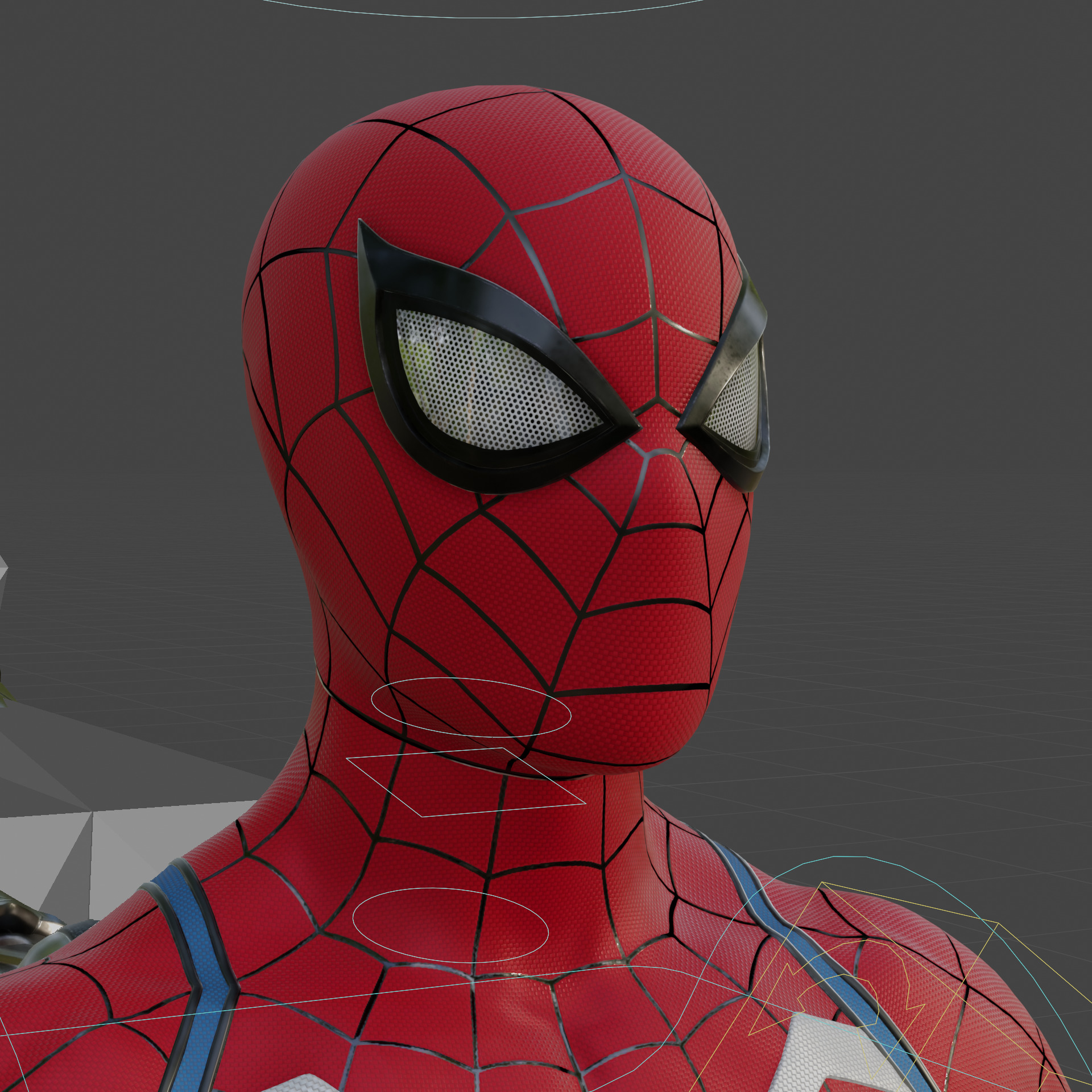 Marvels SpiderMan 2 Peter Parker 3D Model Fully Rigged PBR Low-poly 3D model_2