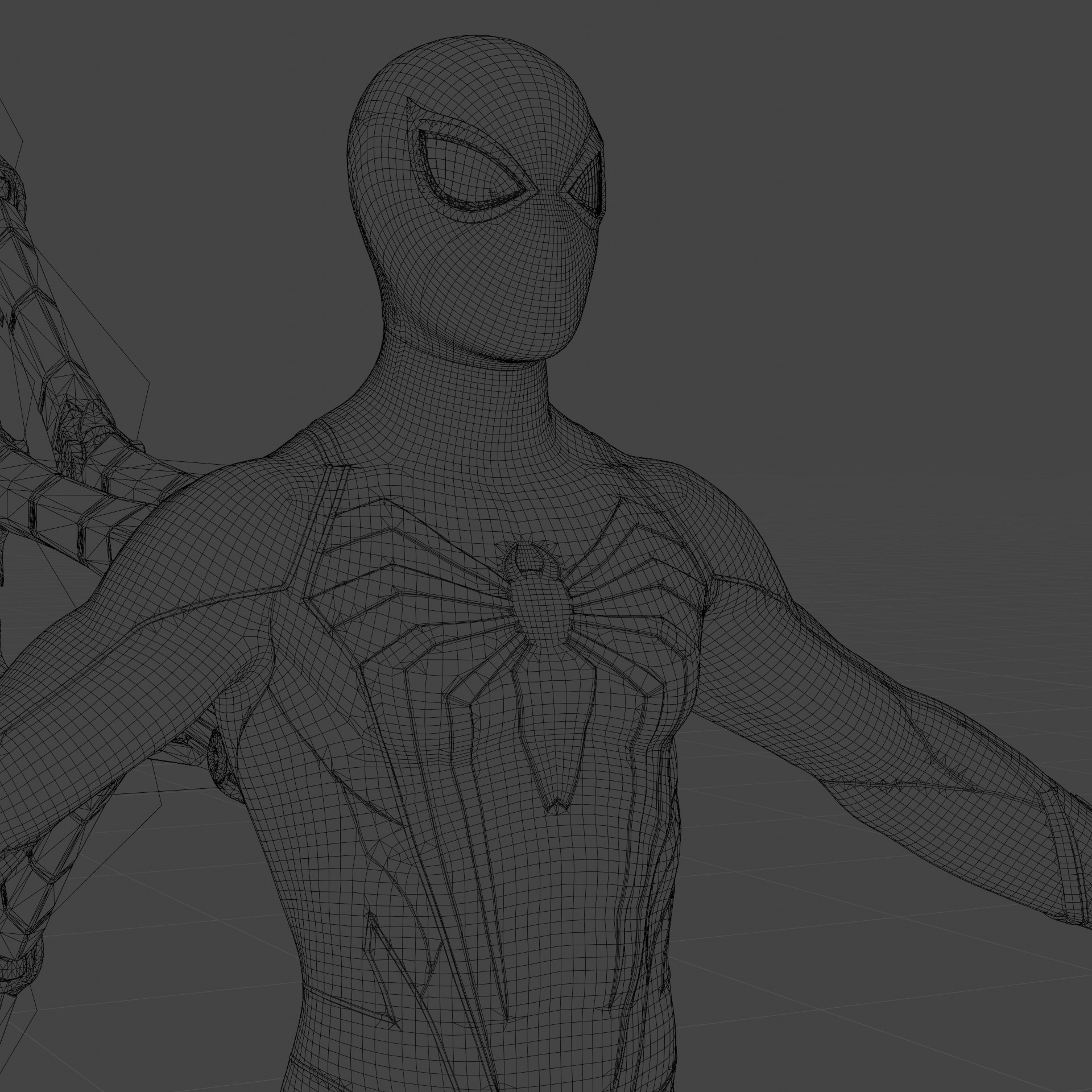 Marvels SpiderMan 2 Peter Parker 3D Model Fully Rigged PBR Low-poly 3D model_10