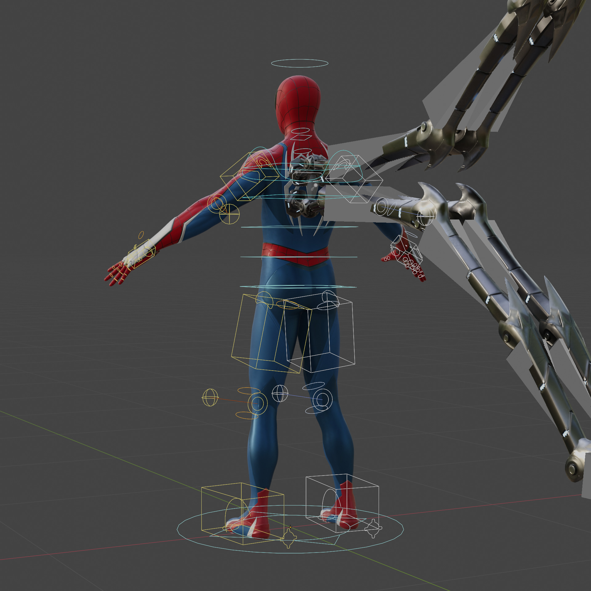 Marvels SpiderMan 2 Peter Parker 3D Model Fully Rigged PBR Low-poly 3D model_1