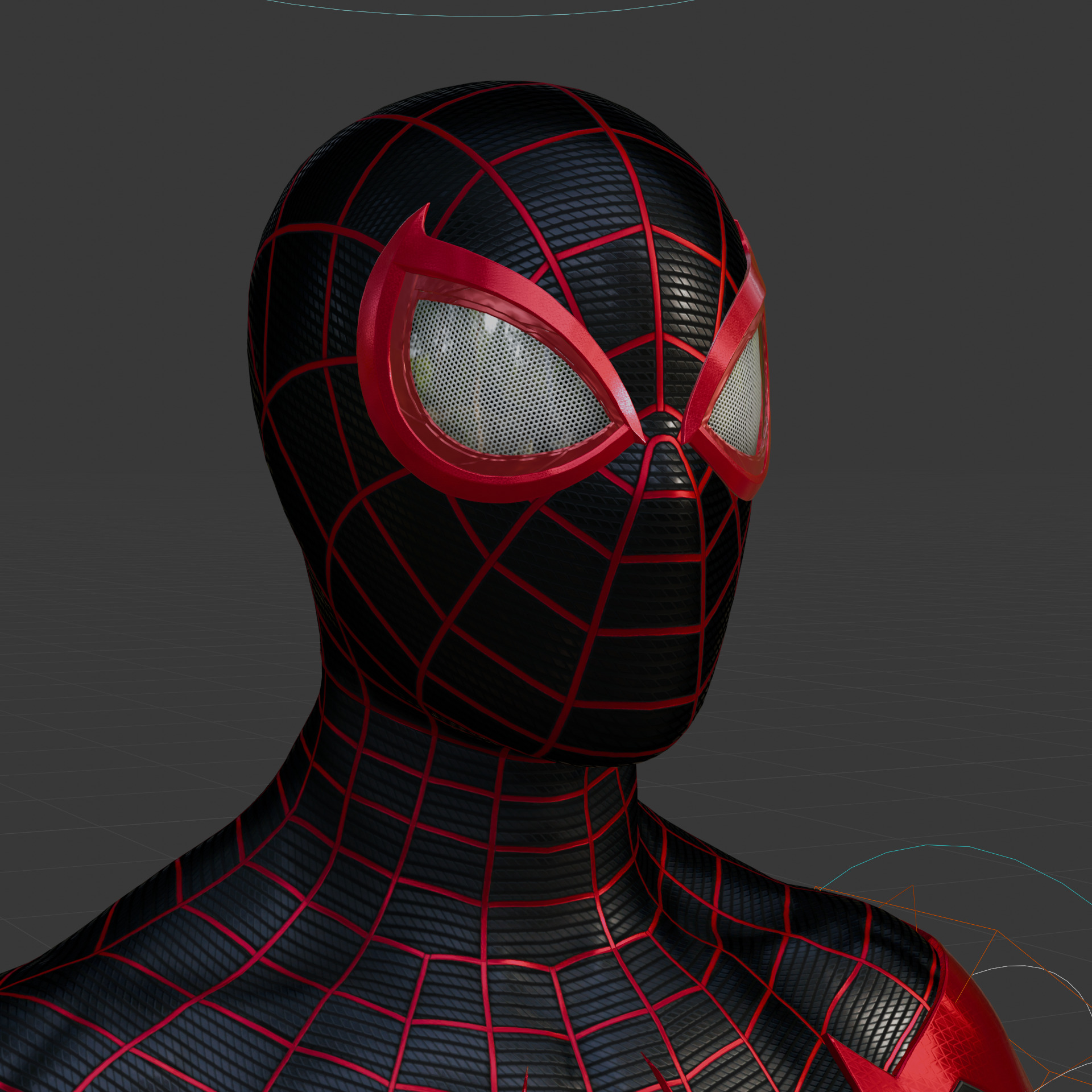 Marvels SpiderMan 2 Miles Morales 3D Model Fully Rigged PBR Low-poly 3D model_2