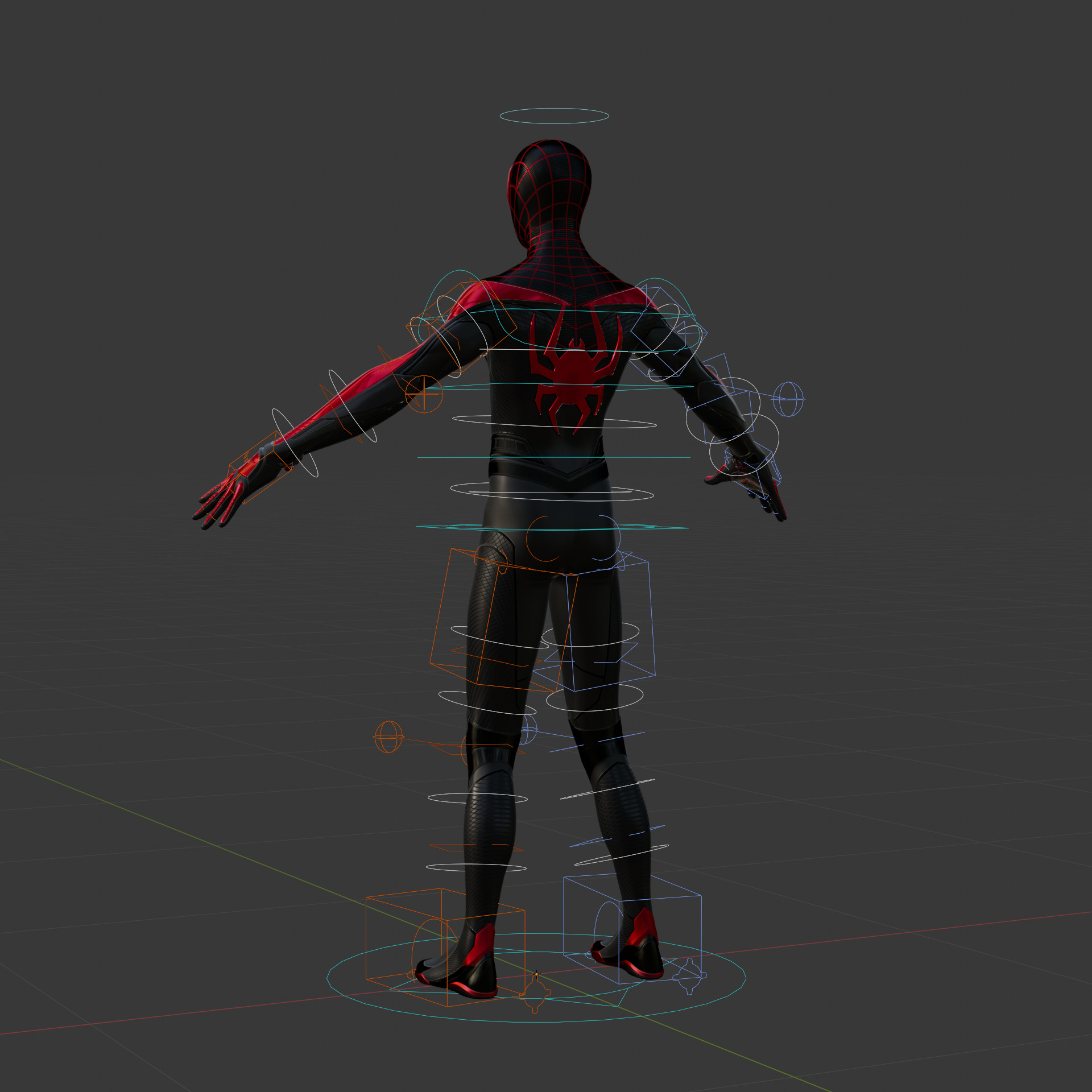 Marvels SpiderMan 2 Miles Morales 3D Model Fully Rigged PBR Low-poly 3D model_1