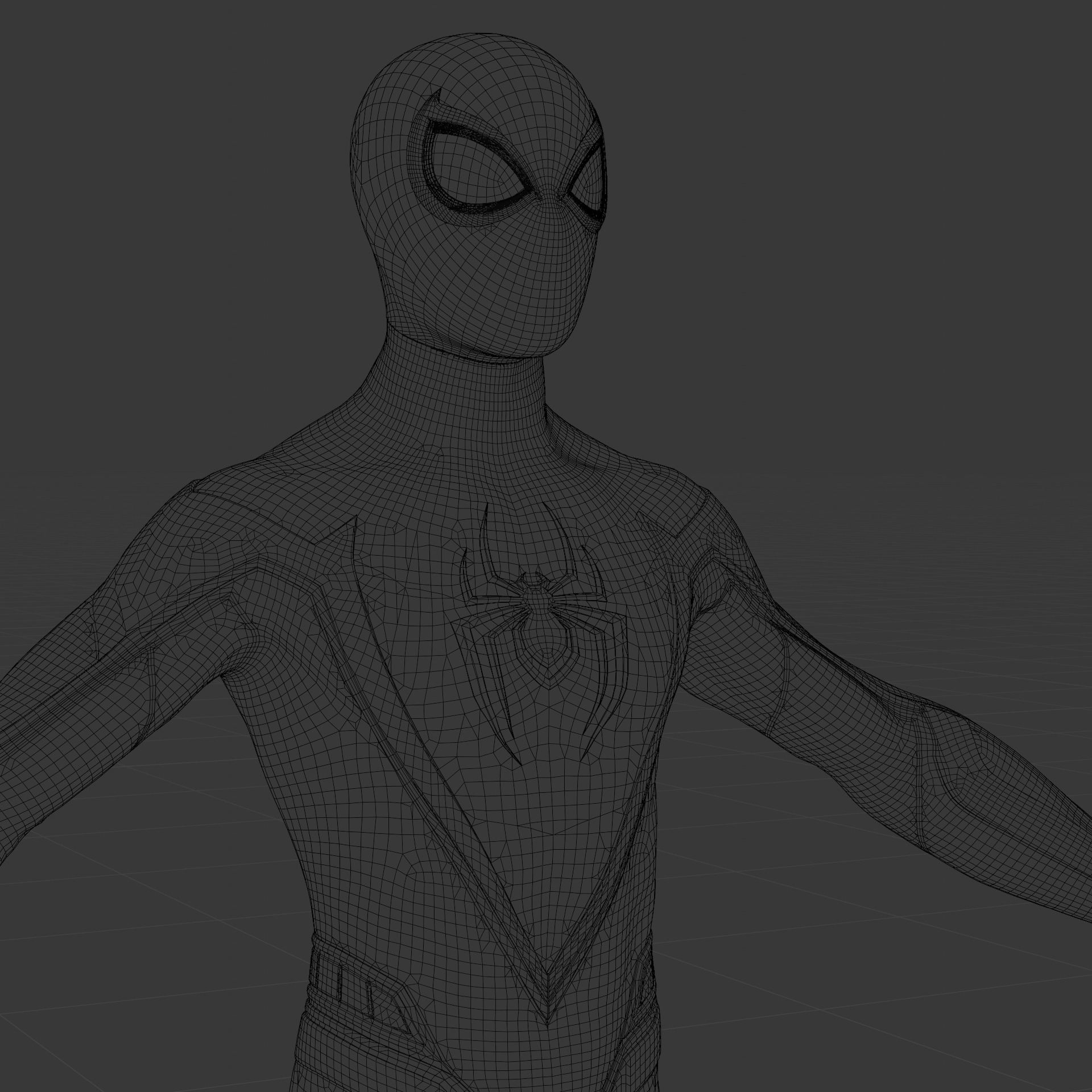 Marvels SpiderMan 2 Miles Morales 3D Model Fully Rigged PBR Low-poly 3D model_10