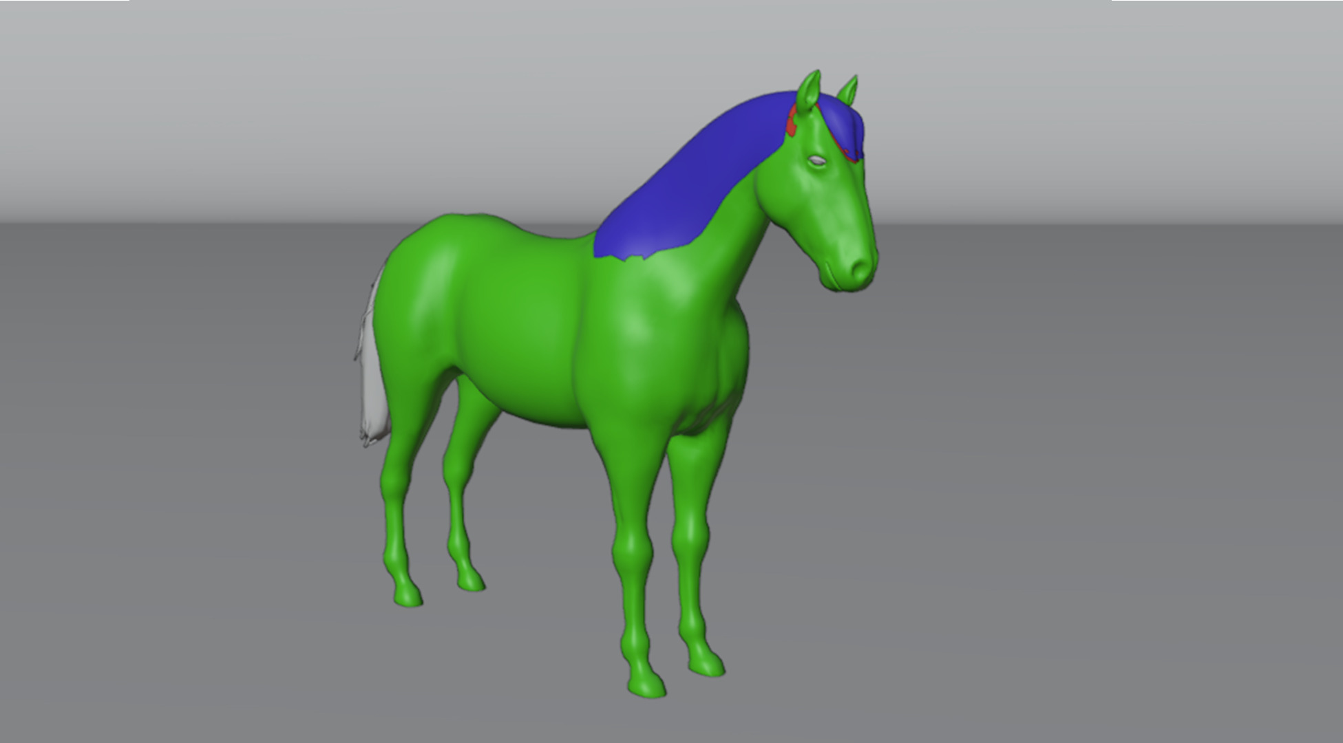 Black Stallion Realistic Running Animation Low-poly 3D model_22