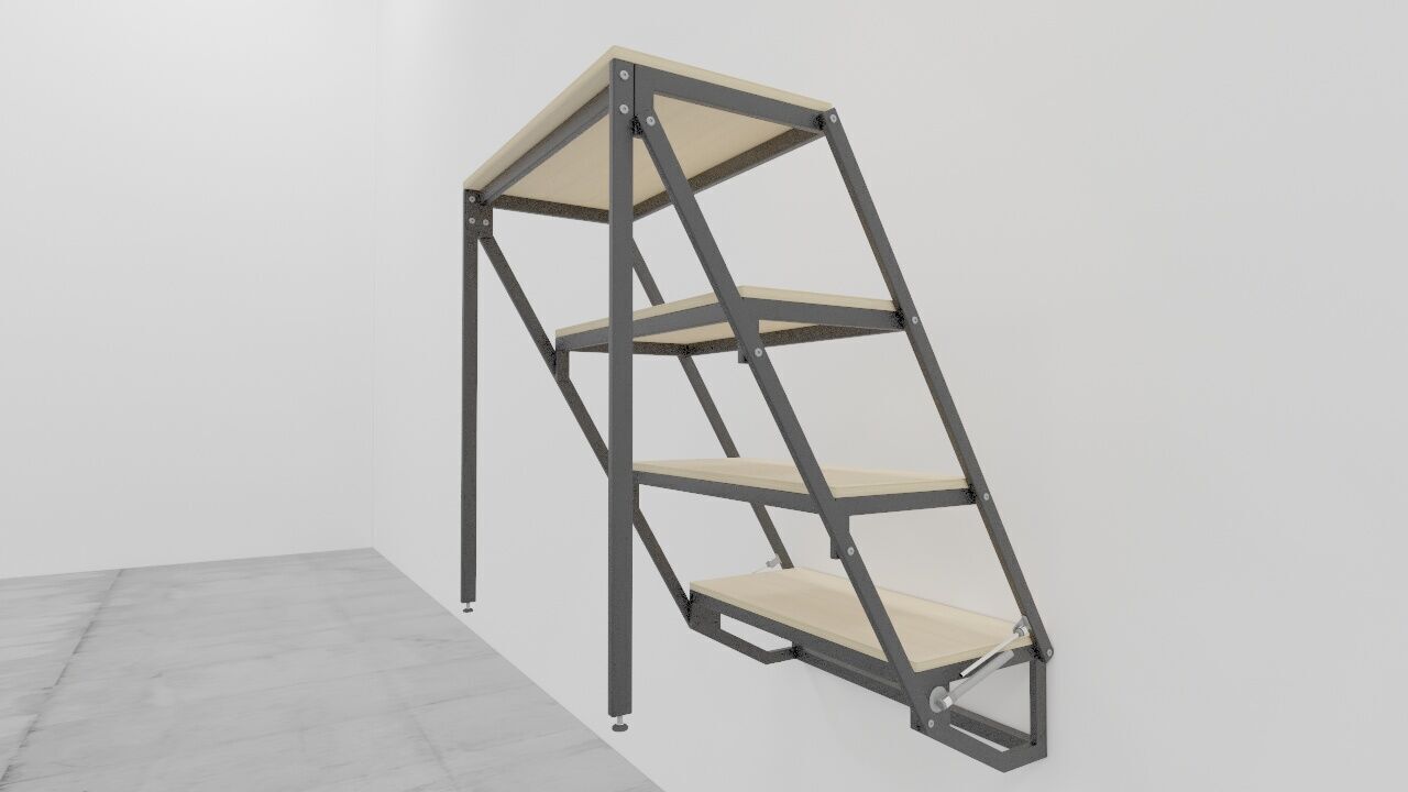 mesa plegable serie 0gp 3D model_1