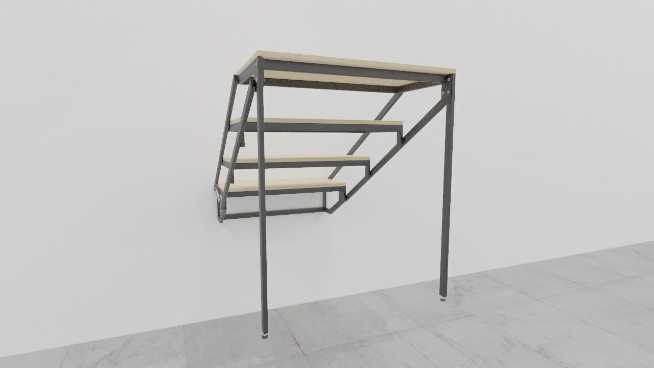 mesa plegable serie 0gp 3D model_2