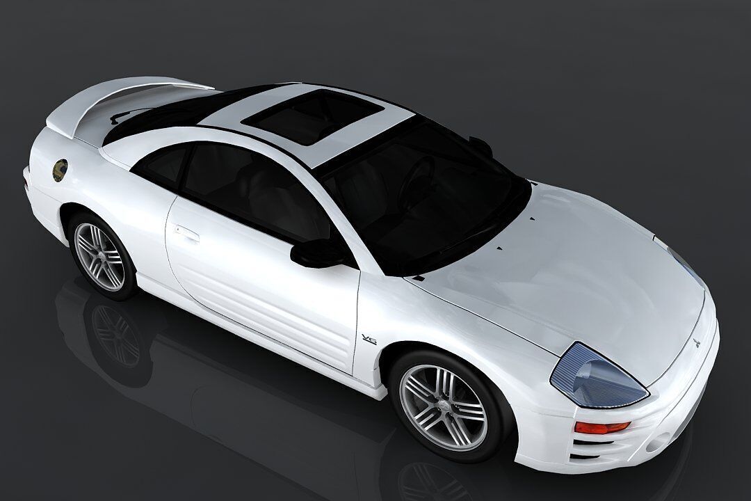 Mitsubishi Eclipse GTS Low-poly 3D model_2