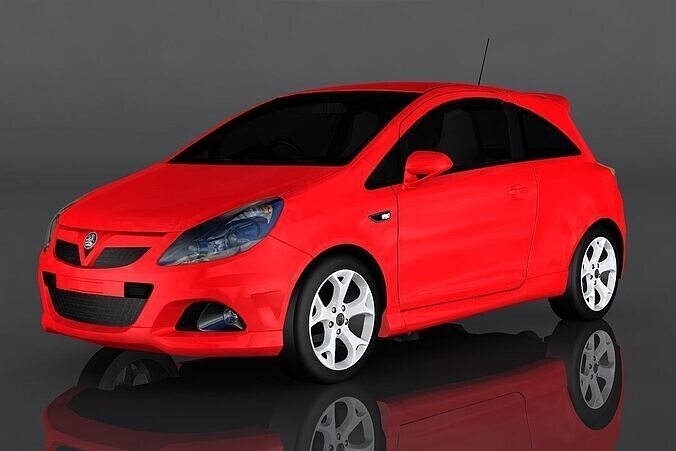Vauxhall Corsa Low-poly 3D model