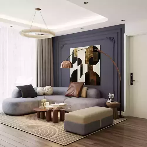  Luxury Living Room model 