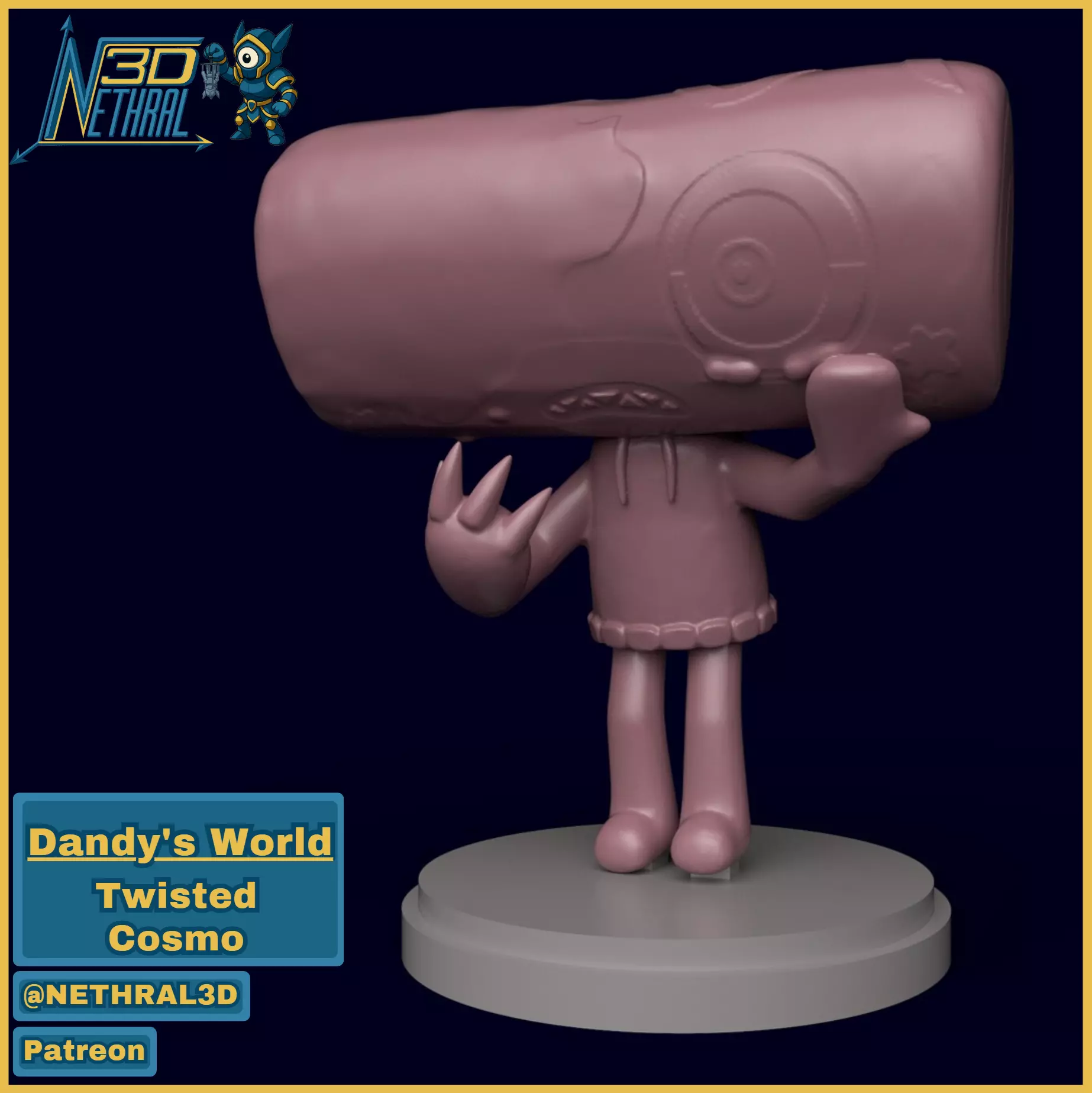 Dandy World Twisted Cosmo 3D print model
