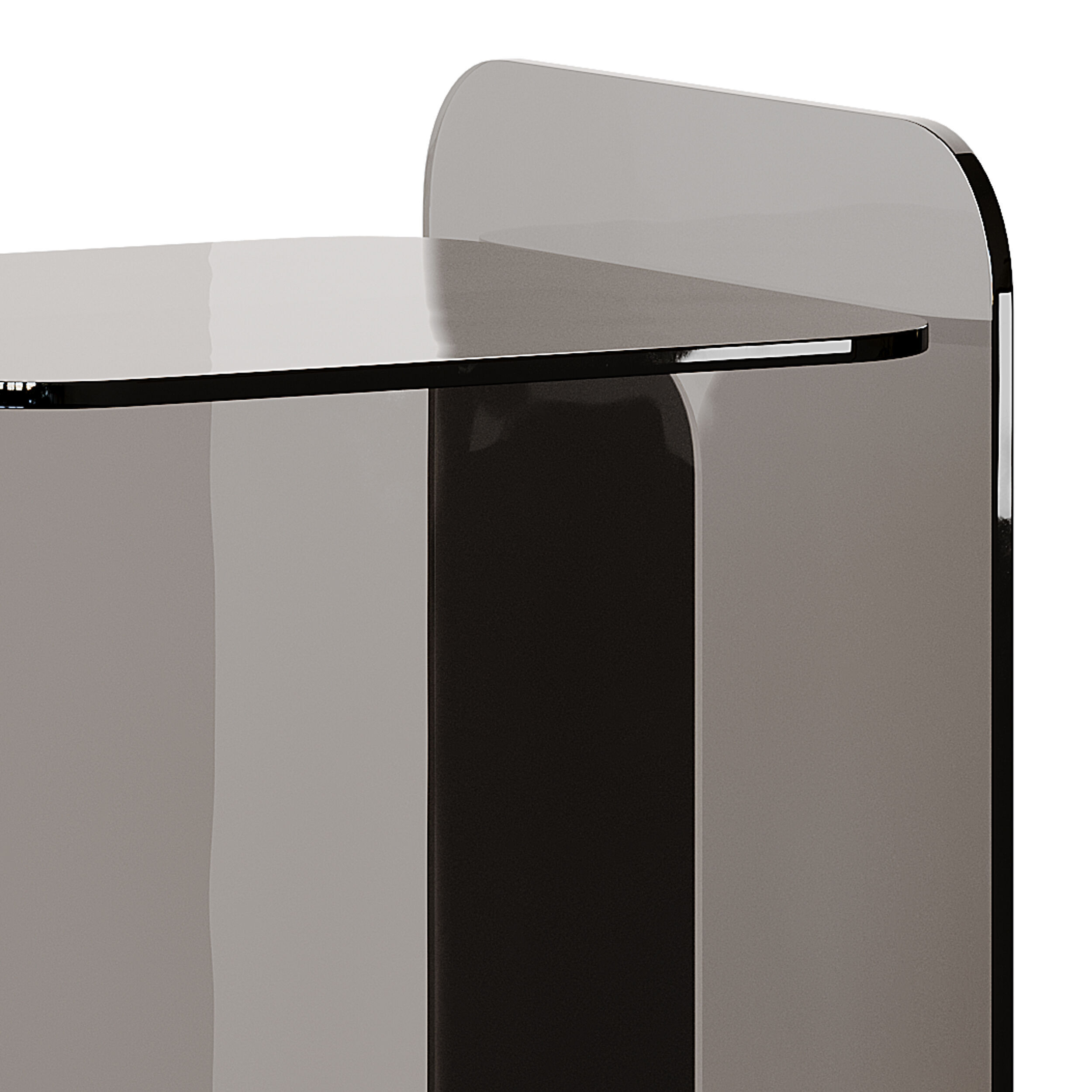 Modern Acrylic Table 3D model_11