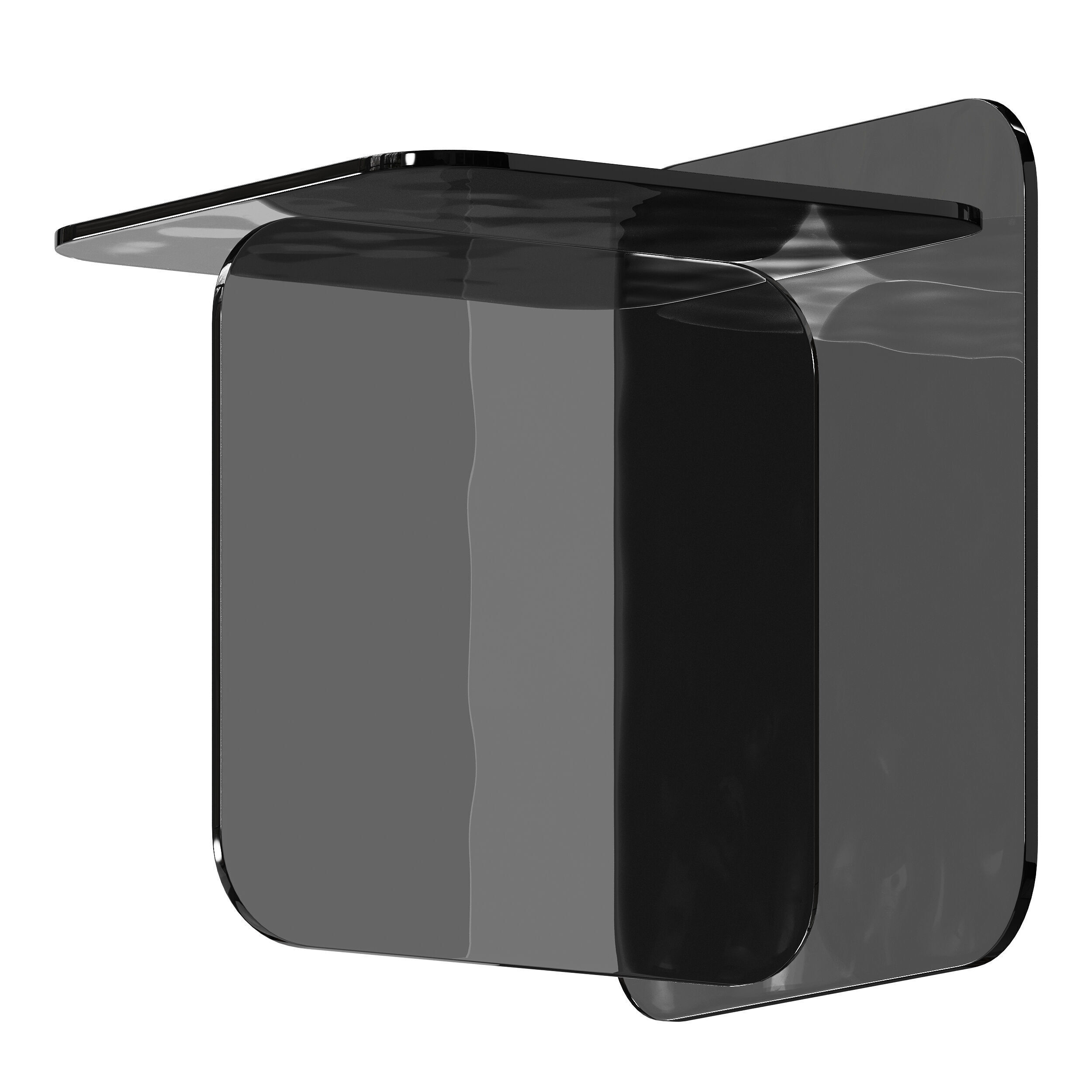 Modern Acrylic Table 3D model_1