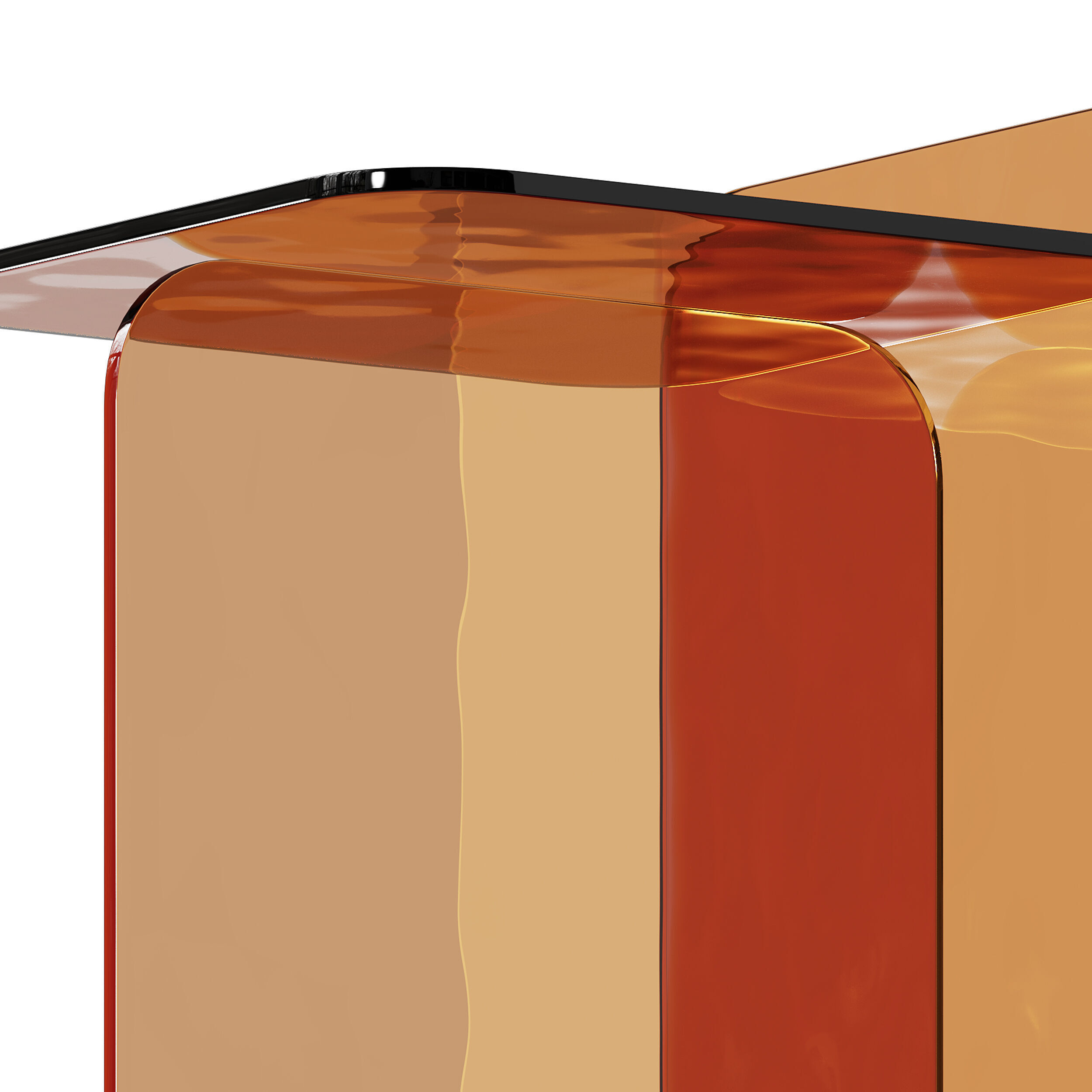 Modern Acrylic Table 3D model_10