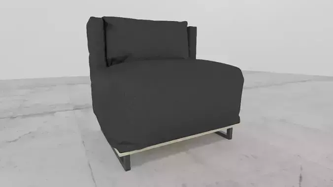 sillon serie 0gp 3D model