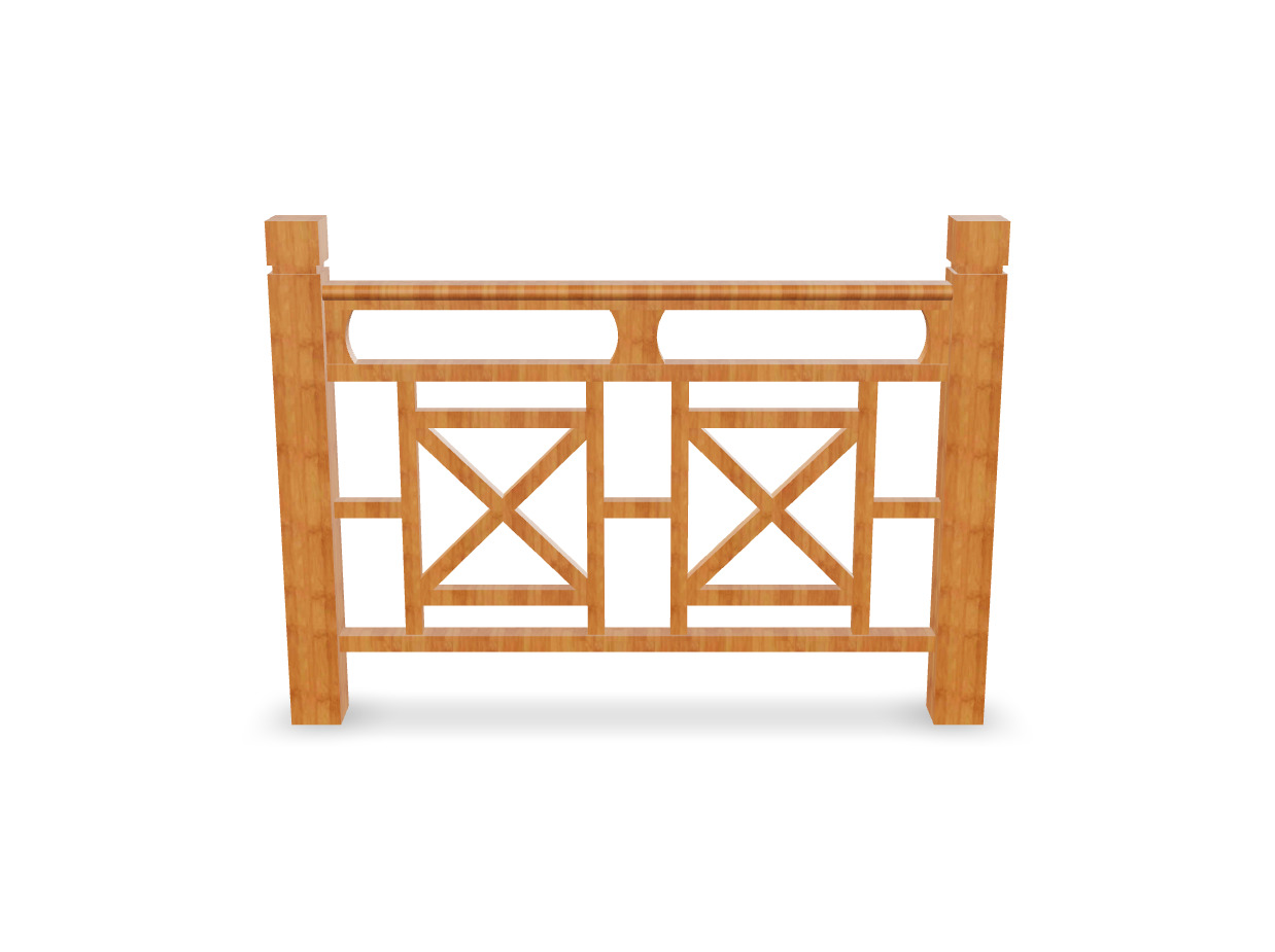 10 Wooden Railings 3D Models SKP FBX OBJ STL 3D model | CGTrader