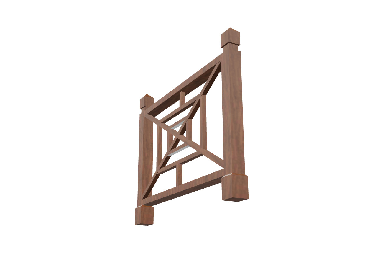 10 Wooden Railings 3D Models SKP FBX OBJ STL 3D model | CGTrader