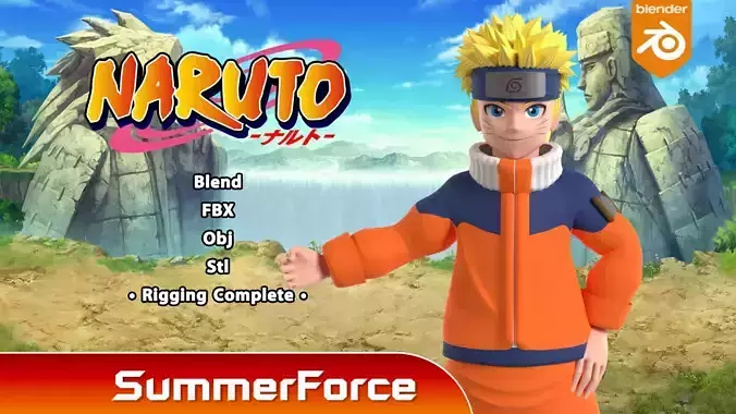 Naruto Uzumaki - Naruto Shippuden 3D model