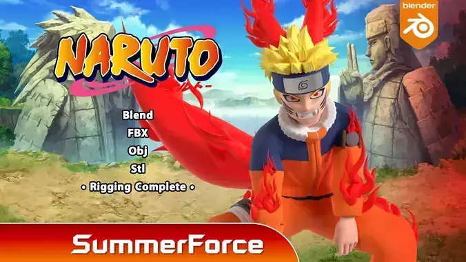 Naruto One Tail - Naruto Shippuden 3D model